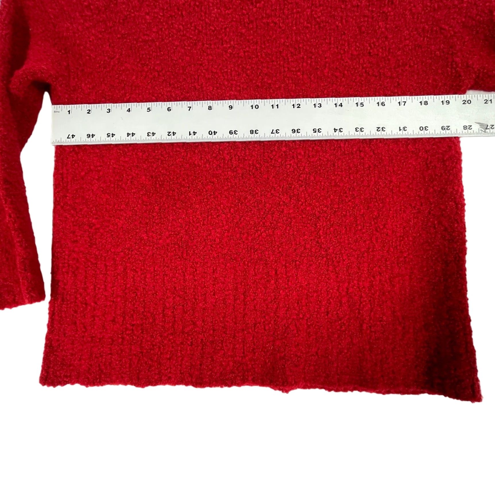 J. Jill J. Jill Sweater Petite S Red Wool Acrylic Nylon Long Sleeve Pullover Women Size S / US 4 / IT 40 - 6 Thumbnail