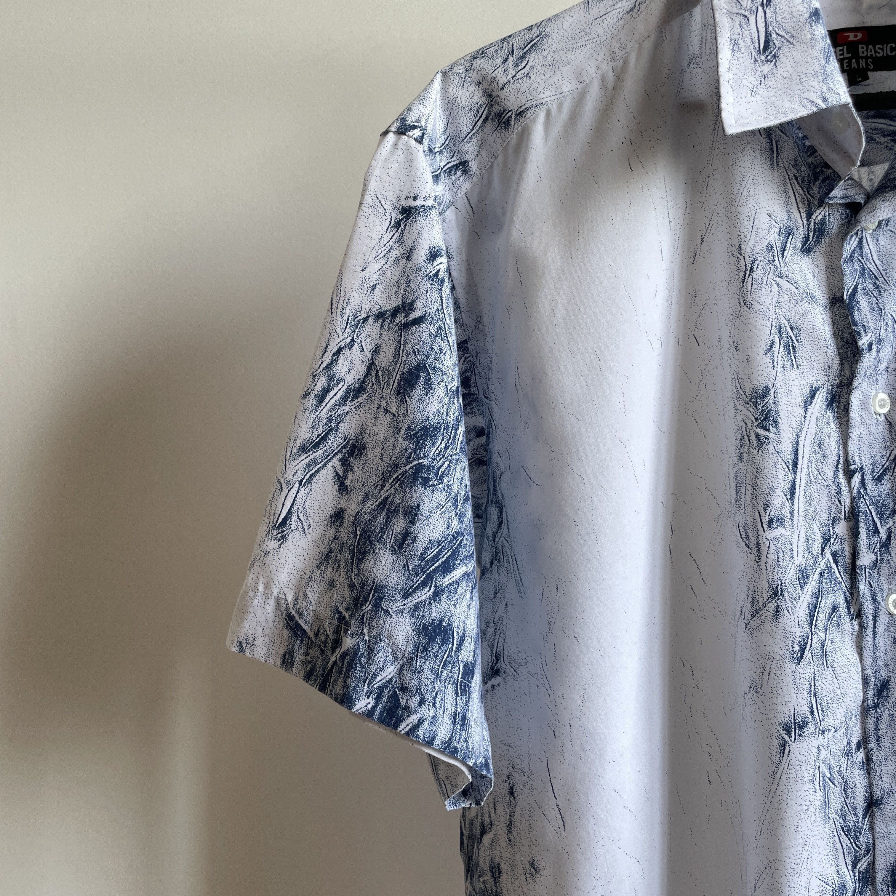 Diesel Diesel Vintage Y2K Short Sleeve Shirt Size L Size US L / EU 52-54 / 3 - 8 Thumbnail