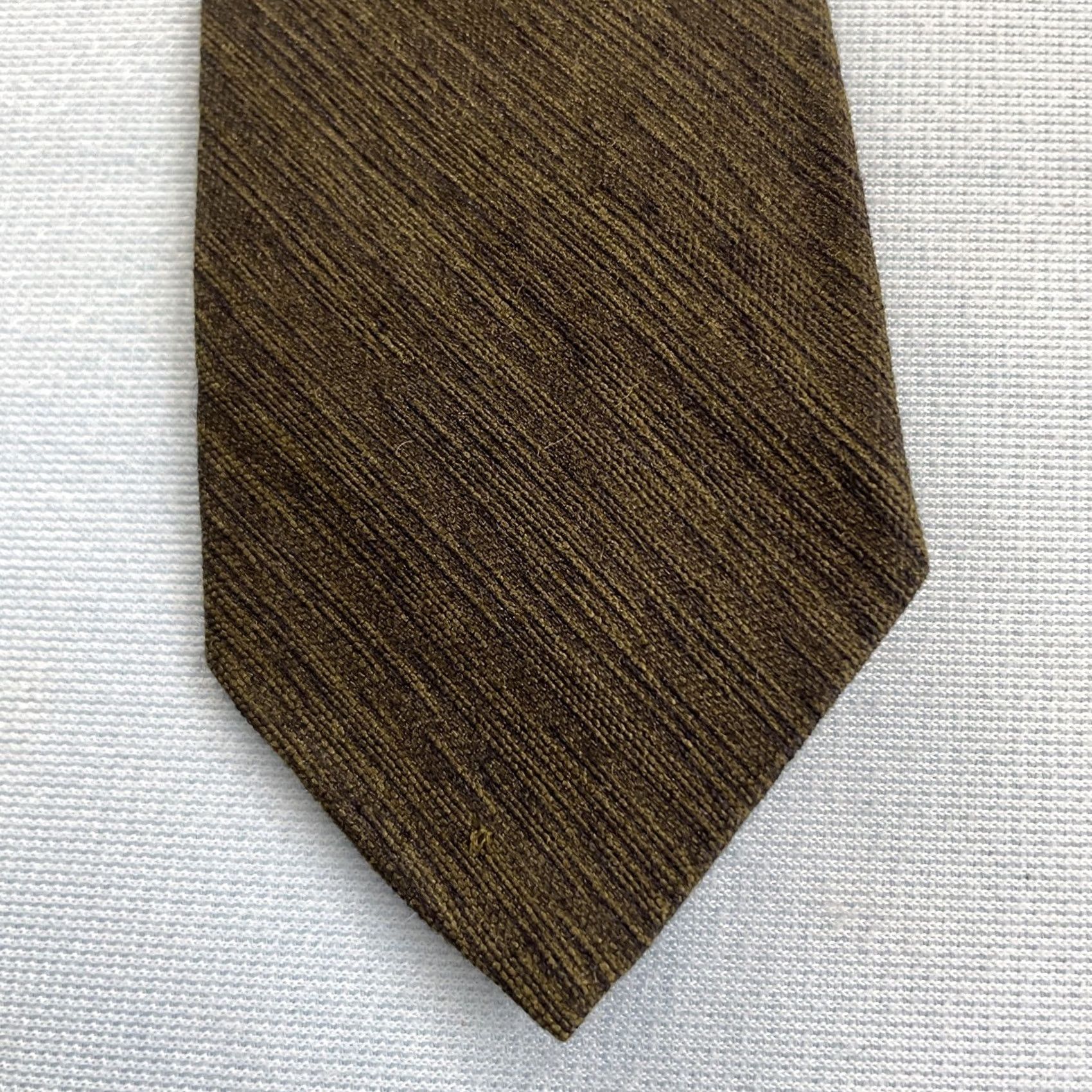 MCM vtg 60s Superba All Silk Skinny Tie MCM Slim Capsule Necktie Green Gray 2.2x58 Capsule Narrow Necktie Size ONE SIZE - 2 Thumbnail