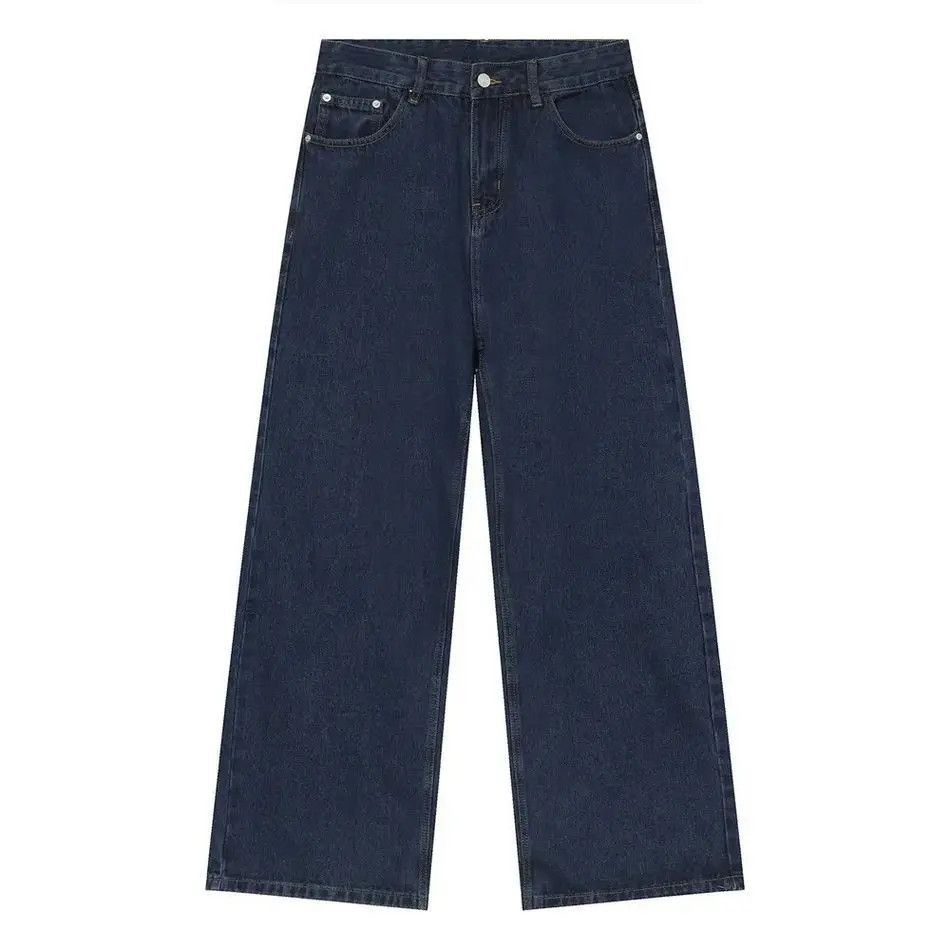 Japanese Brand Retro high street straight leg loose jeans Size US 32 / EU 48 - 4 Thumbnail