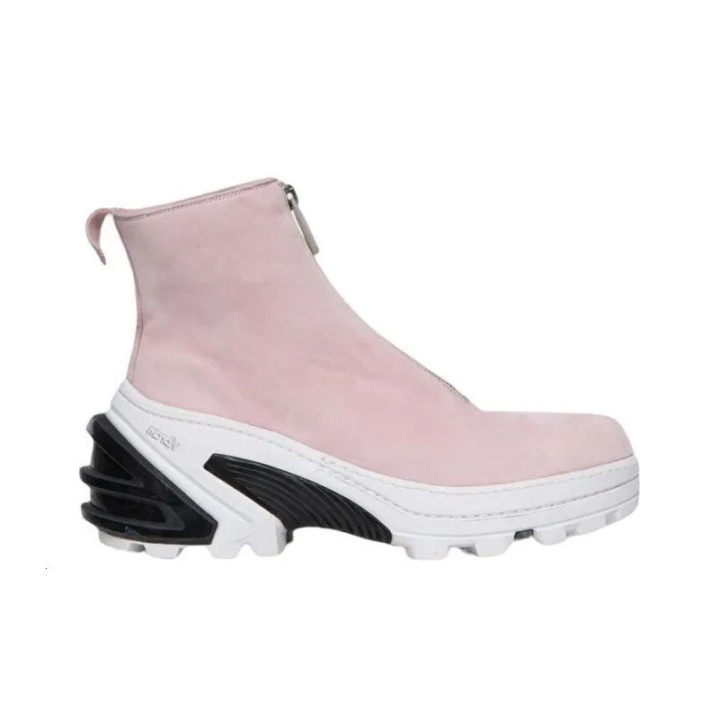 1017 ALYX 9SM × Guidi o1mle1224 Zipper Boots in Pink Size US 8 / IT 38 - 2 Thumbnail