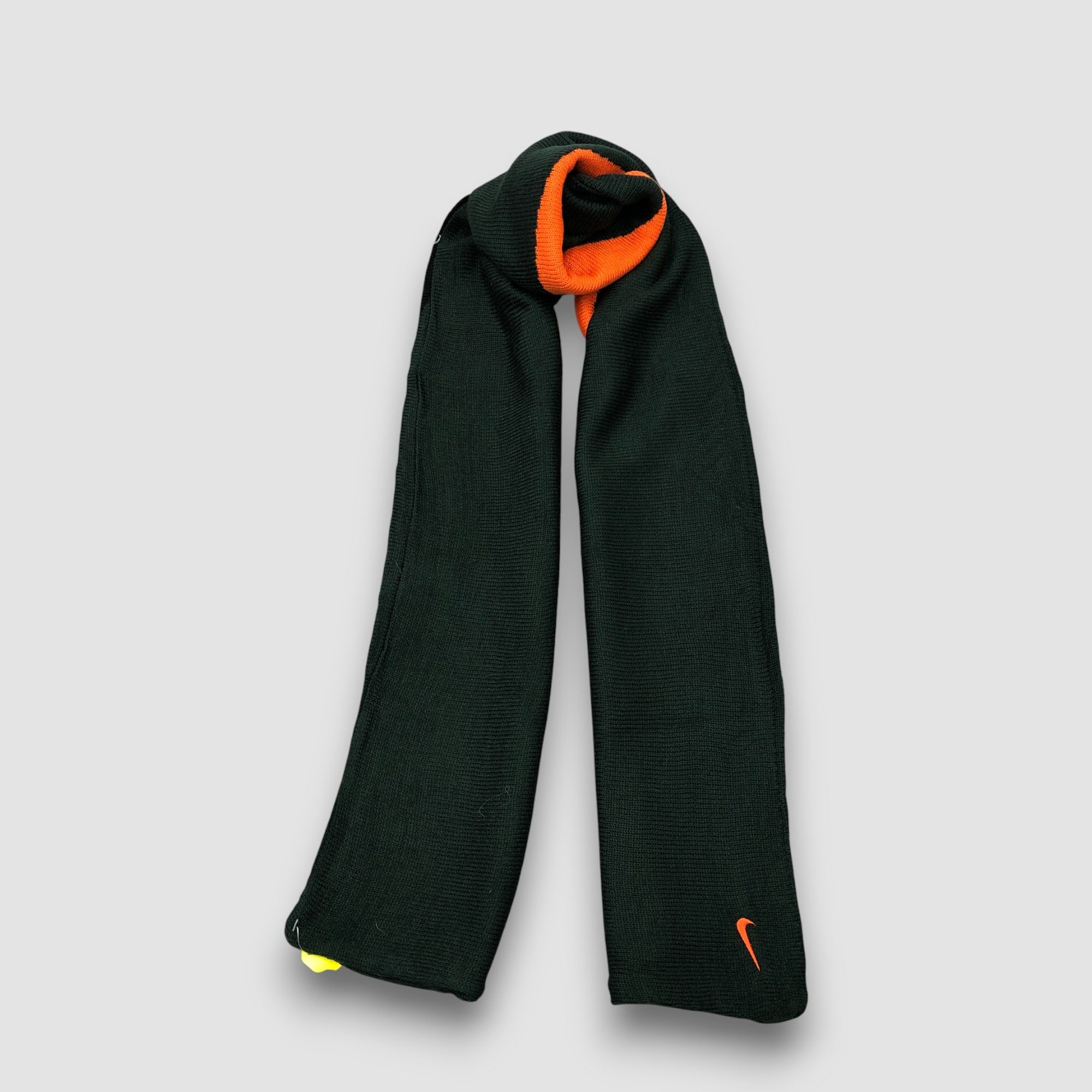 Japanese Brand Vintage Nike Scarf Muffler Knit Wool Knit Winter Scarves Size ONE SIZE - 1 Thumbnail