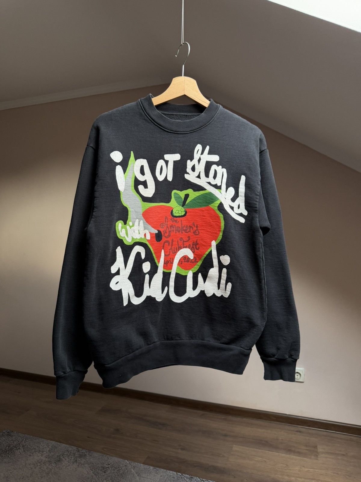 Kid Cudi KID CUDI SMOKERS CLUB FEST 2022 MERCH CREWNECK Size S BLACK Size US S / EU 44-46 / 1 - 2 Thumbnail