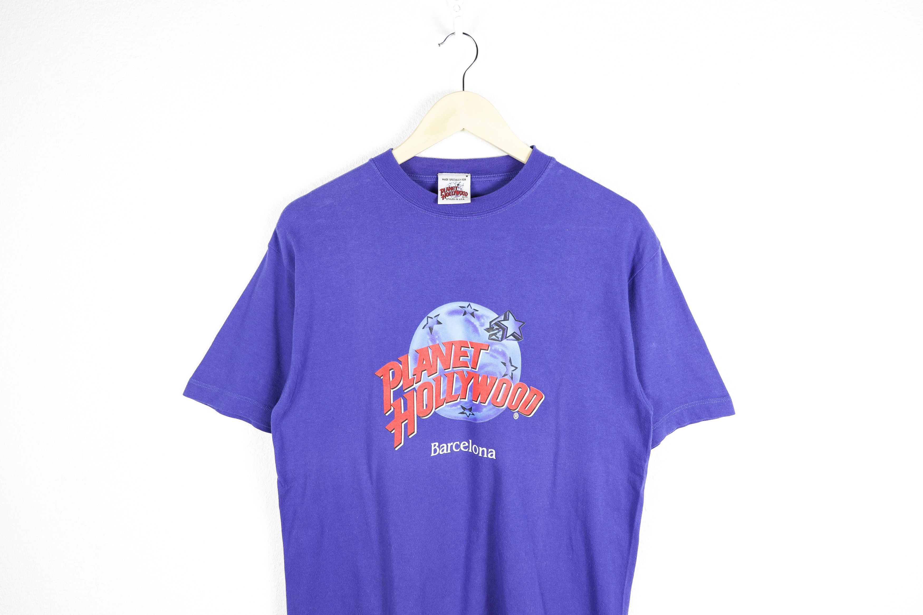 Planet Hollywood Vintage Planet Hollywood Barcelona Graphic Print Tee T-shirt Size US M / EU 48-50 / 2 - 2 Thumbnail