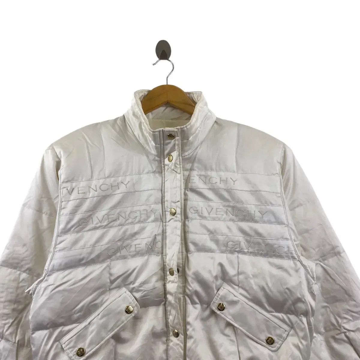 Givenchy Vintage 90’ GIVENCHY PARIS PLAY Monogram Bomber Jacket Size L / US 10 / IT 46 - 2 Thumbnail