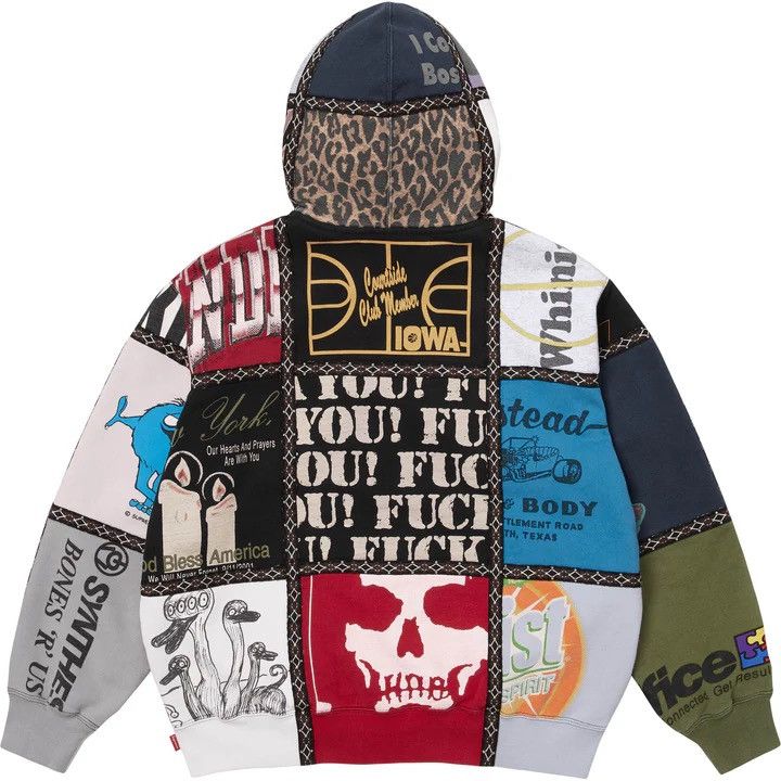 Supreme Supreme Number (N)ine PatchWork Zip Up Sweater Size M Size US M / EU 48-50 / 2 - 2 Thumbnail