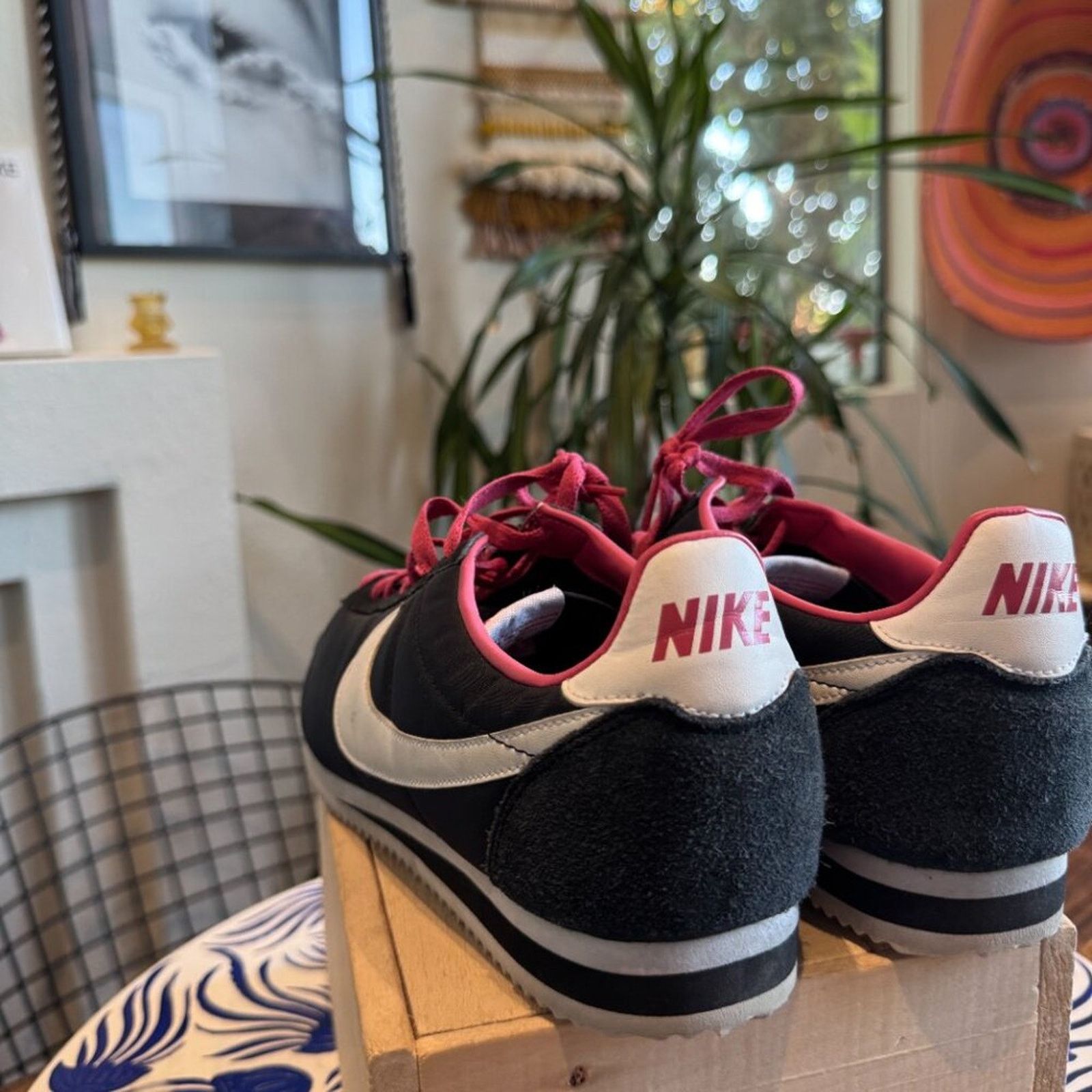 Nike Nike Cortez Nylon “Black / Pink / White” Retro Runner, 10.5 Size US 10.5 / EU 43-44 - 6 Thumbnail