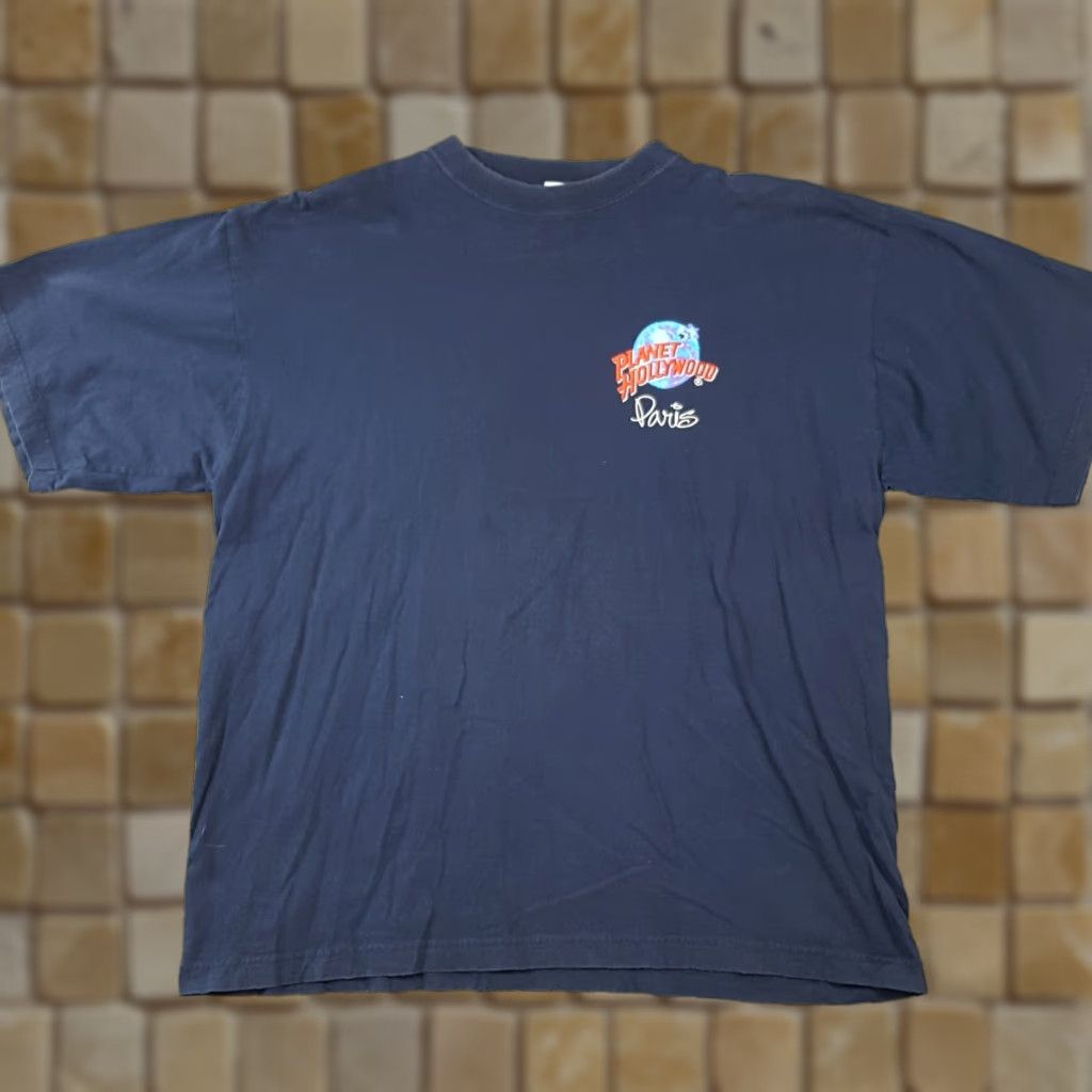 Planet Hollywood VINTAGE Planet Hollywood T-Shirt Men XL Blue 90s Y2K Movie Retro Paris Embroidered Logo QC/ Cosmetics? Size US XL / EU 56 / 4 - 1 Thumbnail