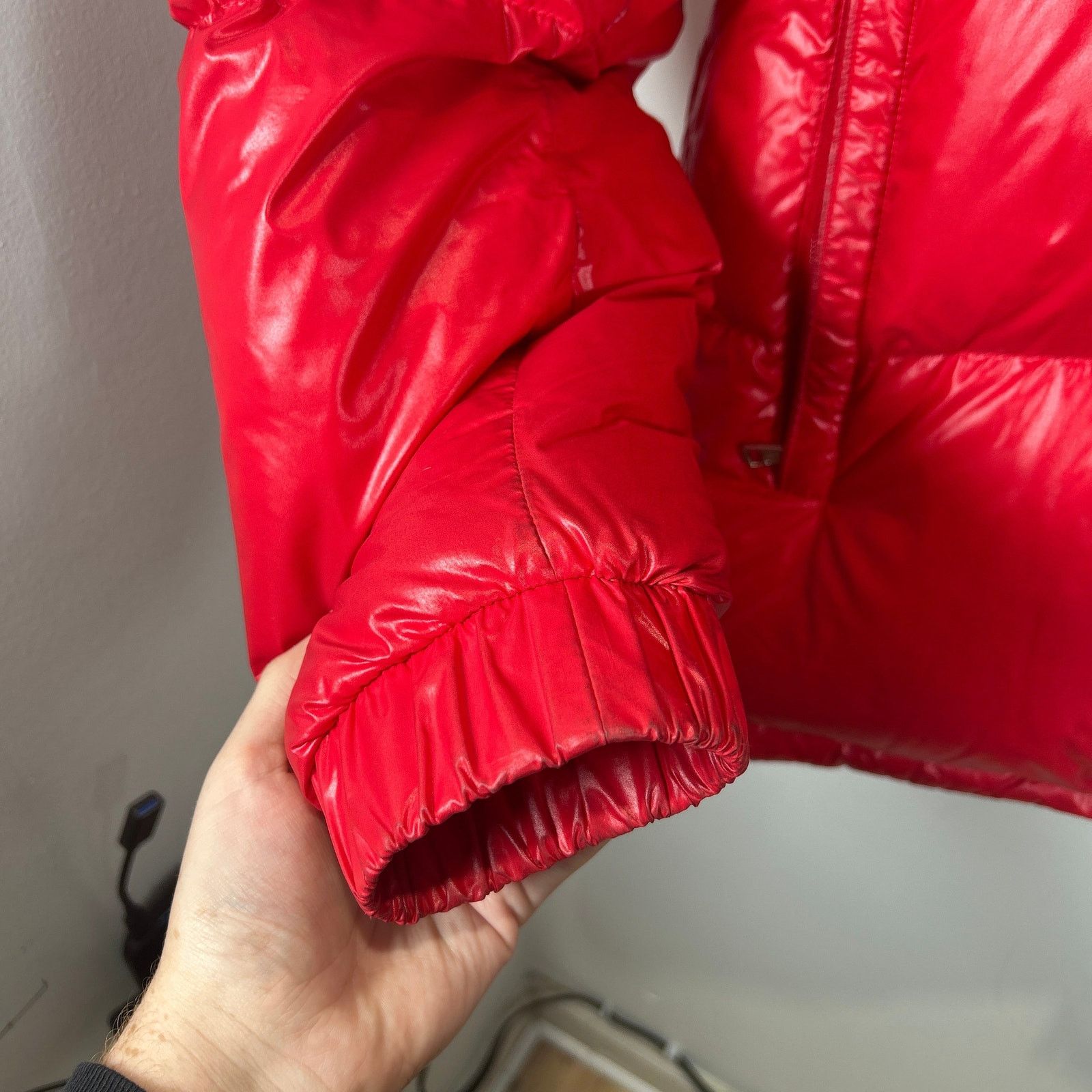 Moncler Moncler Gary Giubbotto Patched Red Puffer Size 6 Size US XXL / EU 58 / 5 - 4 Thumbnail
