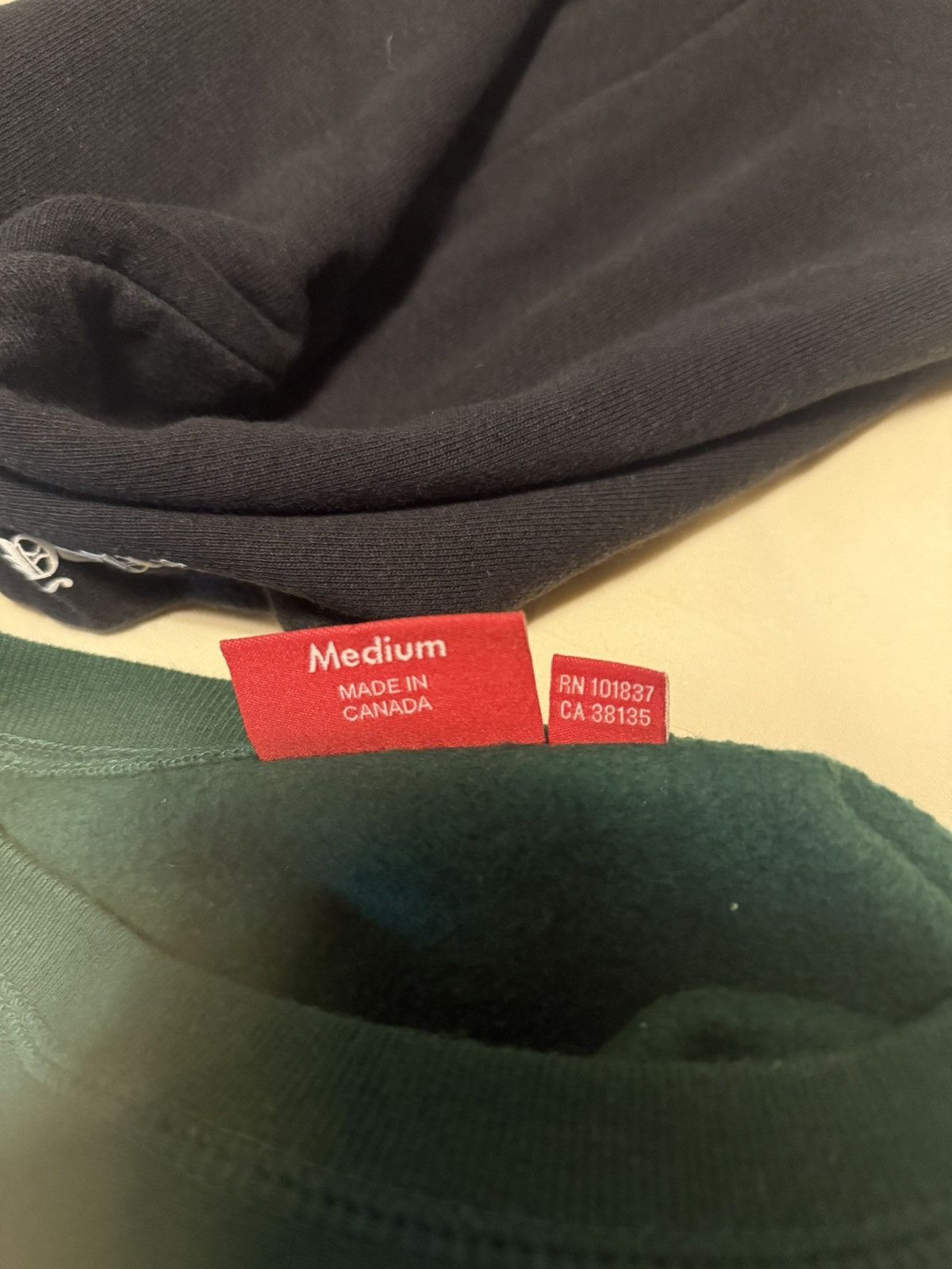 Supreme Supreme Box Logo Crewneck Dark Pine FW22 Size US M / EU 48-50 / 2 - 4 Thumbnail