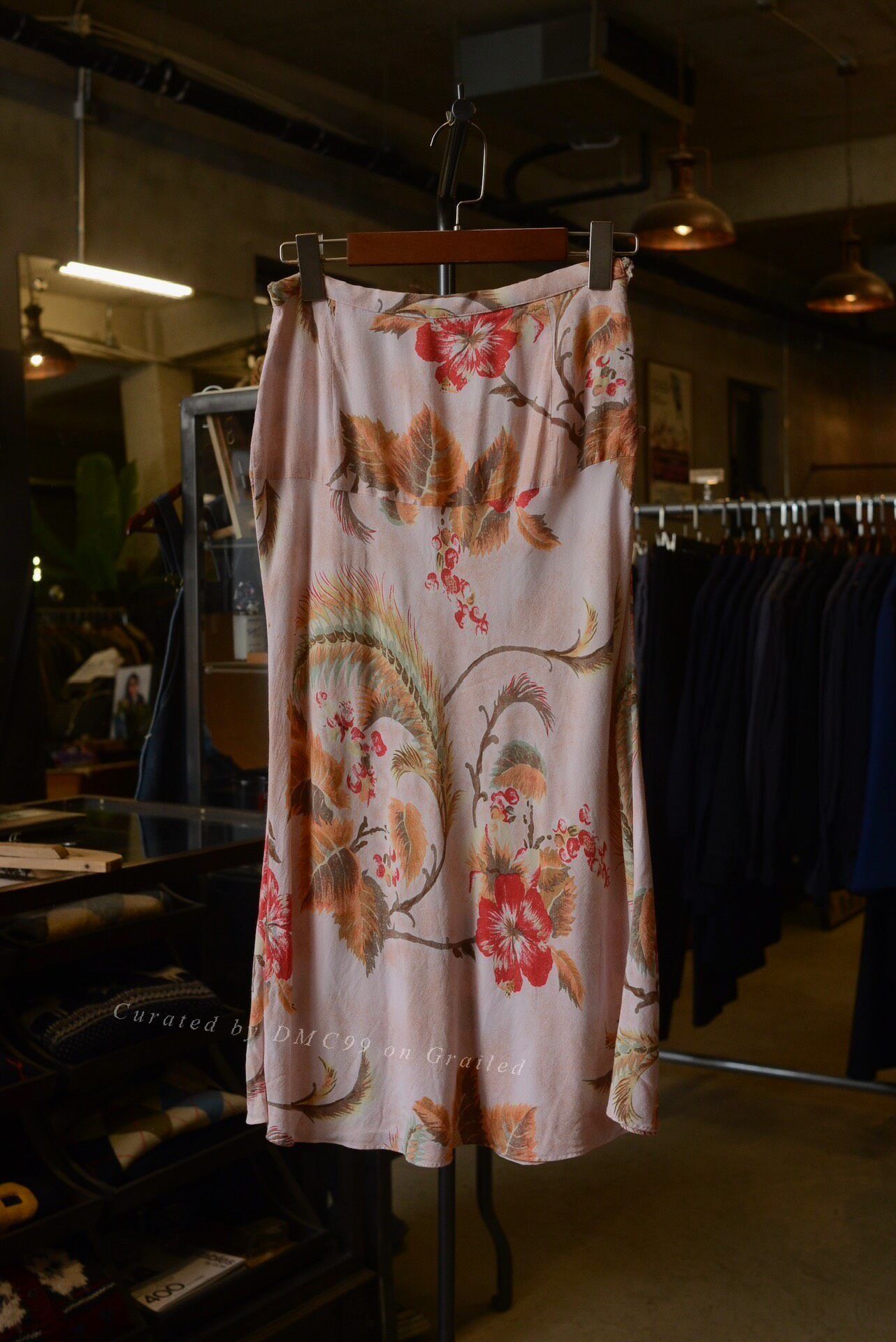 45rpm 45rpm FF Pink Floral Long Dress Size M / US 6-8 / IT 42-44 - 1 Thumbnail