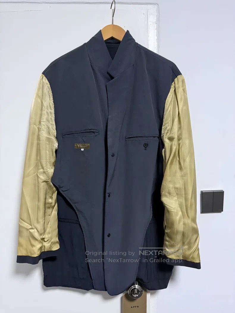 Other Yohji Yamamoto size 4 2000ss cold dyed wool suit with diffe Size 48R - 4 Thumbnail