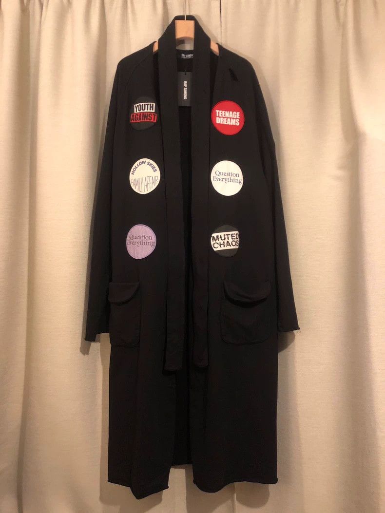 RAF SIMONS Embroidered Robe with Belt- DMC