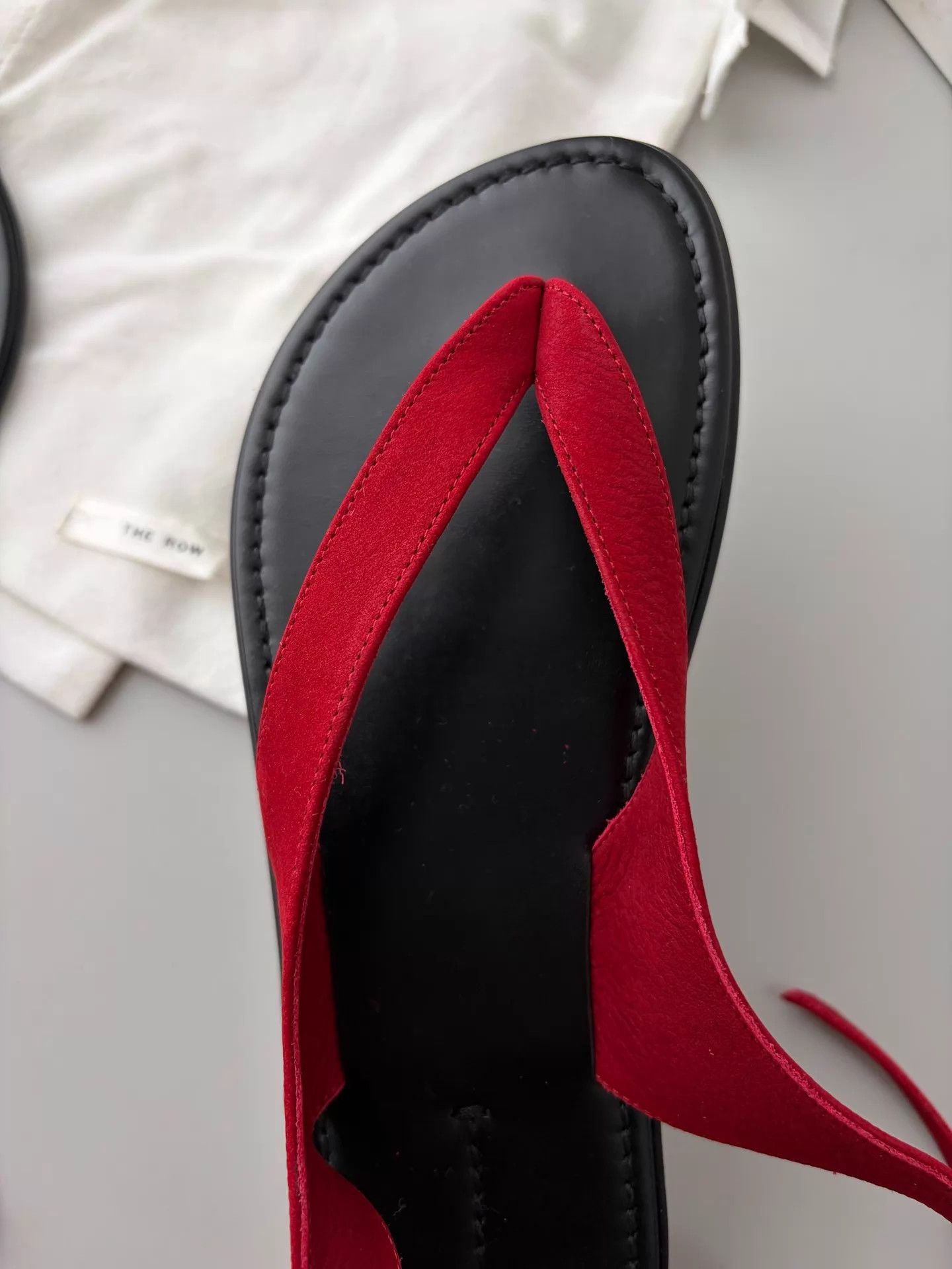 Other Vibrant Red Strap Sandals 35 EU New With Dust Bag & Box Size US 4.5 / IT 34.5 - 3 Thumbnail