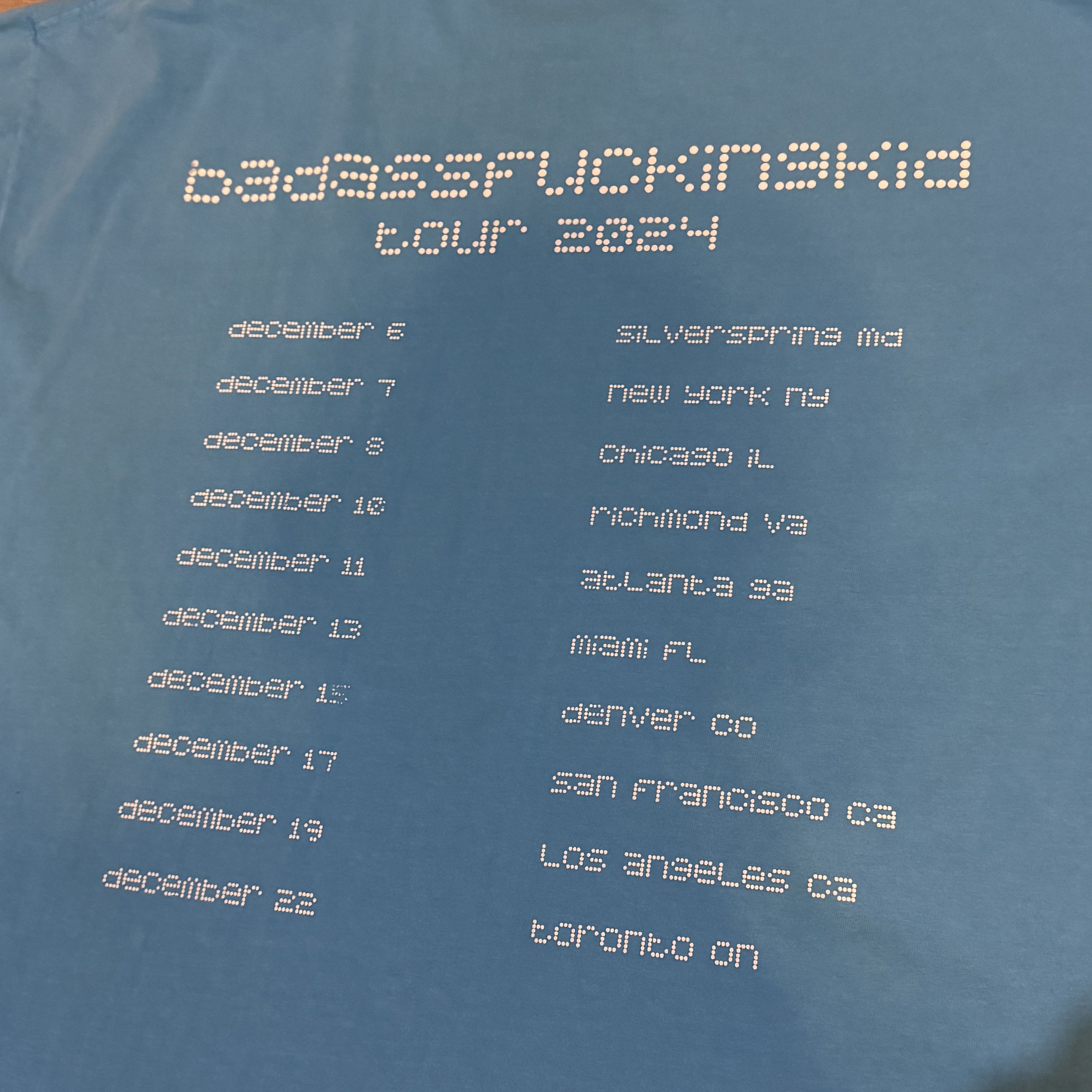 Rap Tees Nettspend BAFK Tour Tee Size US XXL / EU 58 / 5 - 4 Thumbnail