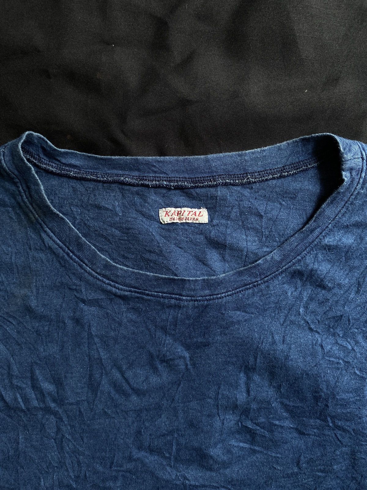 Kapital Kapital Indigo Sashiko Tee Size US L / EU 52-54 / 3 - 3 Thumbnail