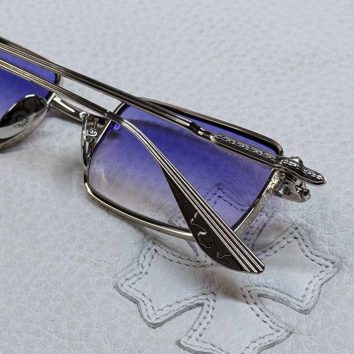 Chrome Hearts Chrome Hearts Buckle Rider 1/1 Sunglasses Size ONE SIZE - 3 Thumbnail