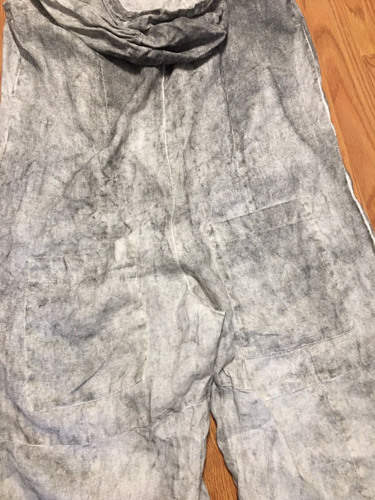 Designer × PAL OFFNER PAL OFFNER Loose Hooded Linen Unisex Overall Size 1-2 /S Size US 28 / EU 44 - 11 Thumbnail