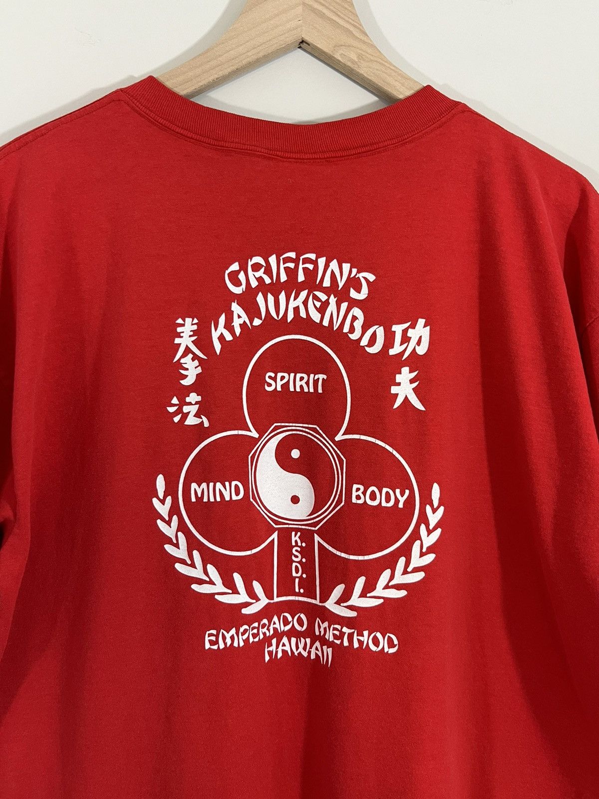 Vintage Hawaii Martial Arts 90s Faded Tee Size US XL / EU 56 / 4 - 10 Thumbnail