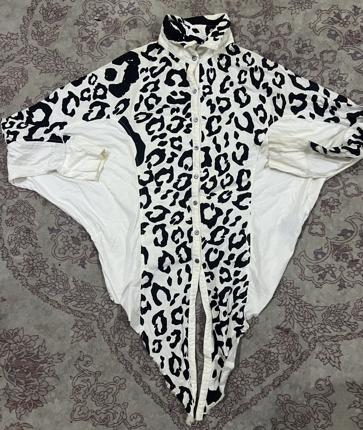 KMRii KMRii Archival Leopard Print Draped shirt Size US L / EU 52-54 / 3 - 5 Thumbnail