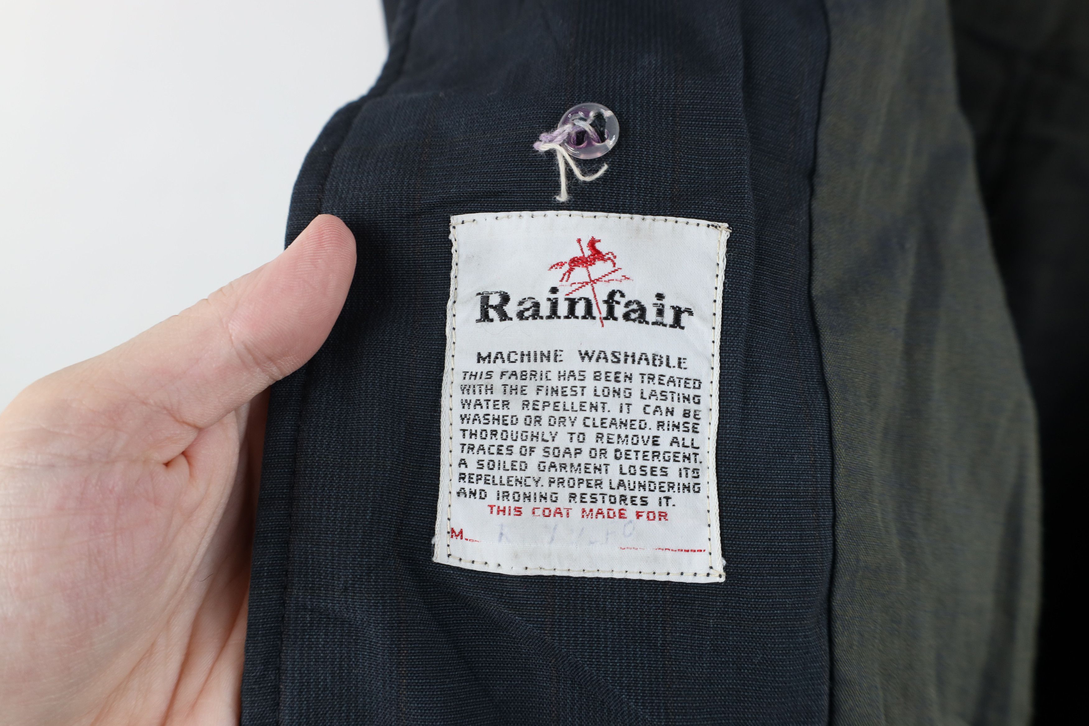 Vintage Vintage 50s 60s Streetwear Plaid Rain Coat Trench Coat USA Size US XXL / EU 58 / 5 - 11 Thumbnail