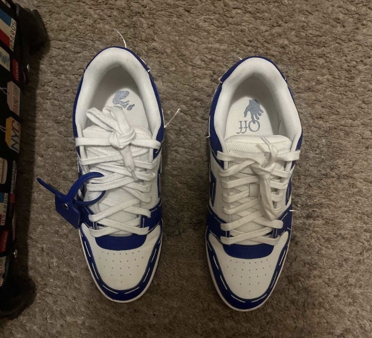 Off-White OFFWHITE SATORIAL BLUE STITCH LIKE NEW Size US 11 / EU 44 - 5 Thumbnail