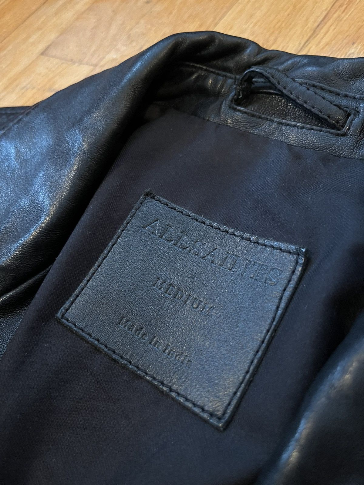 Allsaints Allsaints Milo Leather Biker Jacket Size US M / EU 48-50 / 2 - 3 Thumbnail