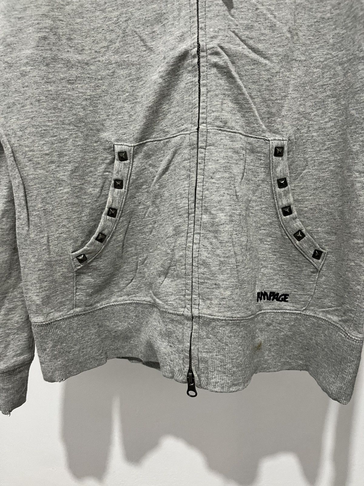 Hysteric Glamour VKEI World wide love studed zip hoodie Size US S / EU 44-46 / 1 - 4 Thumbnail