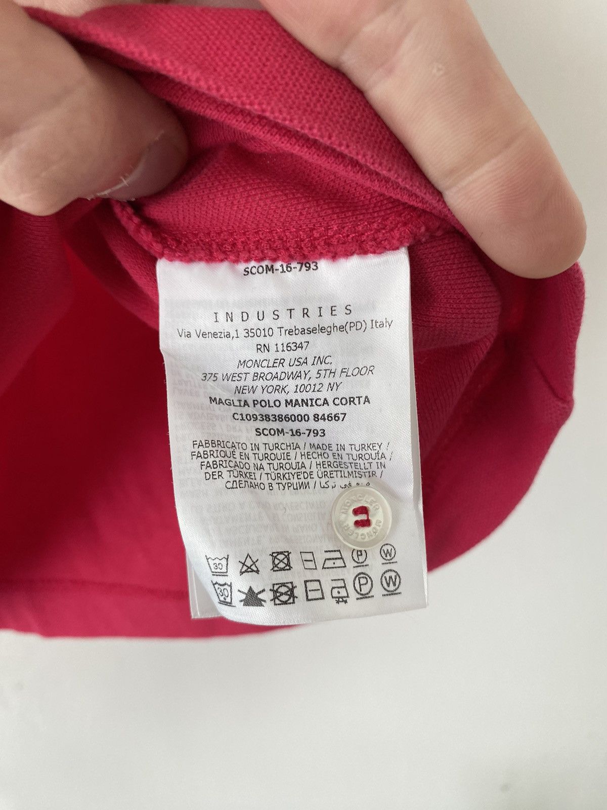 Moncler Moncler Luxury Polo T-shirt Size M / US 6-8 / IT 42-44 - 11 Thumbnail