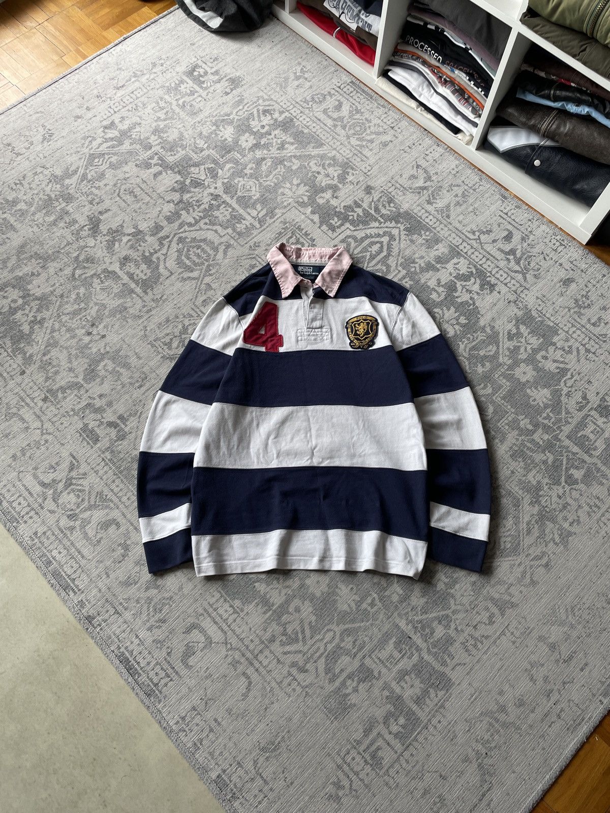 Polo Ralph Lauren Vintage Polo Ralph Lauren Rugby Shirt Big Logo ...