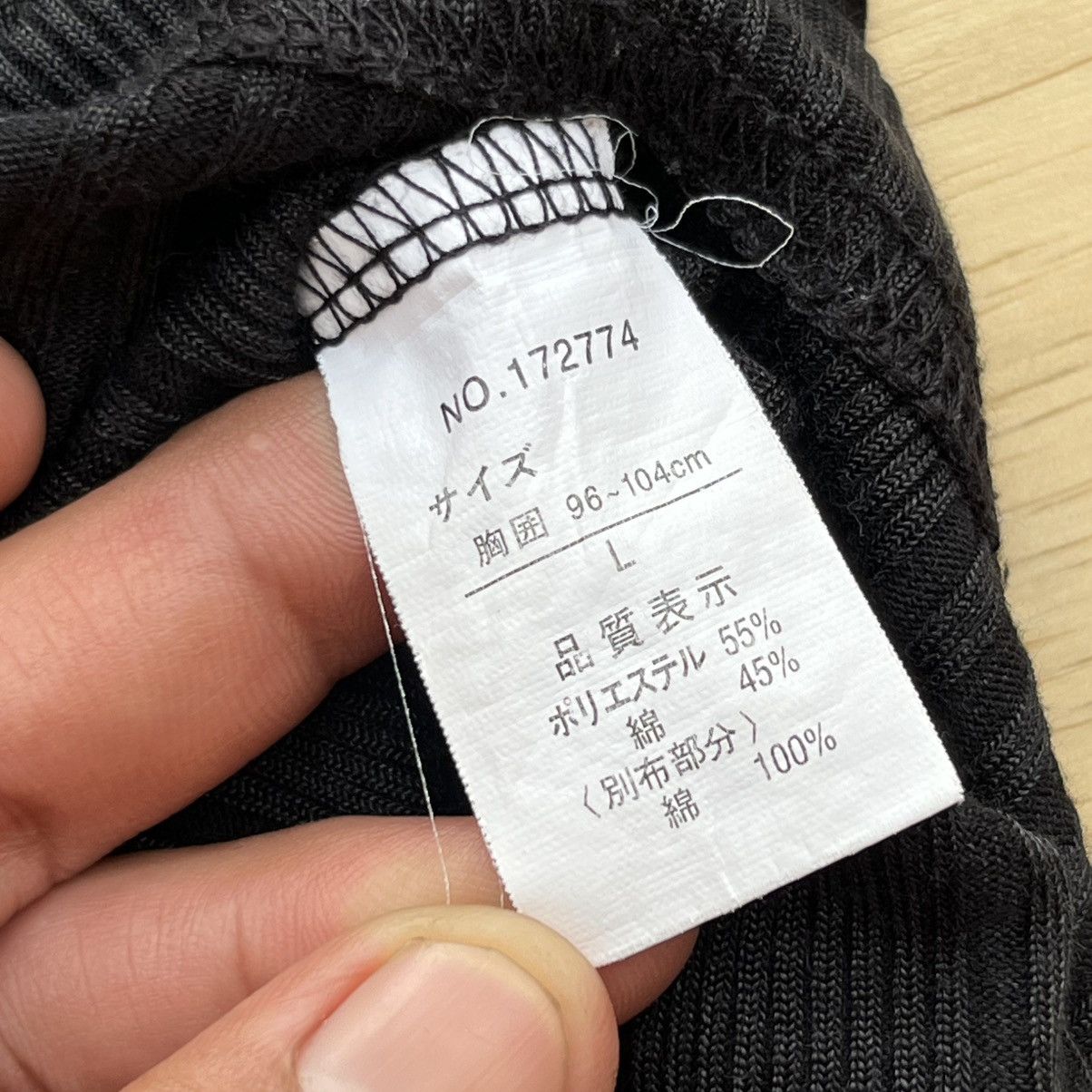 Japanese Brand MALE & CO DOUBLE NECK ZIP UP and BUTTON SLIM FIT Y2K VINTAGE Size US L / EU 52-54 / 3 - 4 Thumbnail