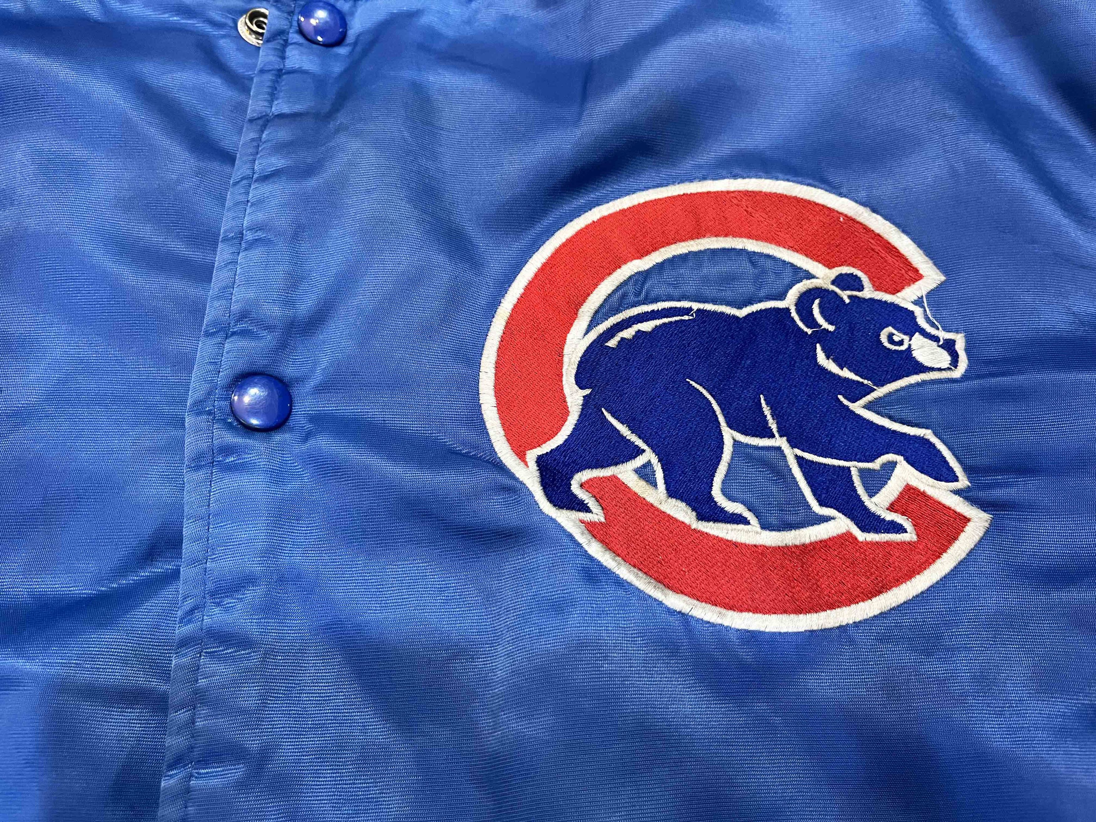 MLB × Starter Vintage Starter MLB Chicago Cubs Baseball Bomber Jacket Size US L / EU 52-54 / 3 - 2 Thumbnail