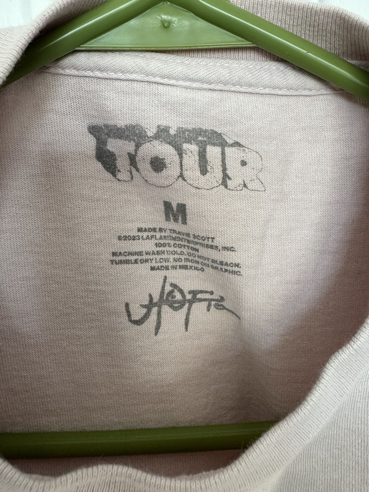 Travis Scott Pink Utopia Tour Merch Tee Size US M / EU 48-50 / 2 - 3 Thumbnail