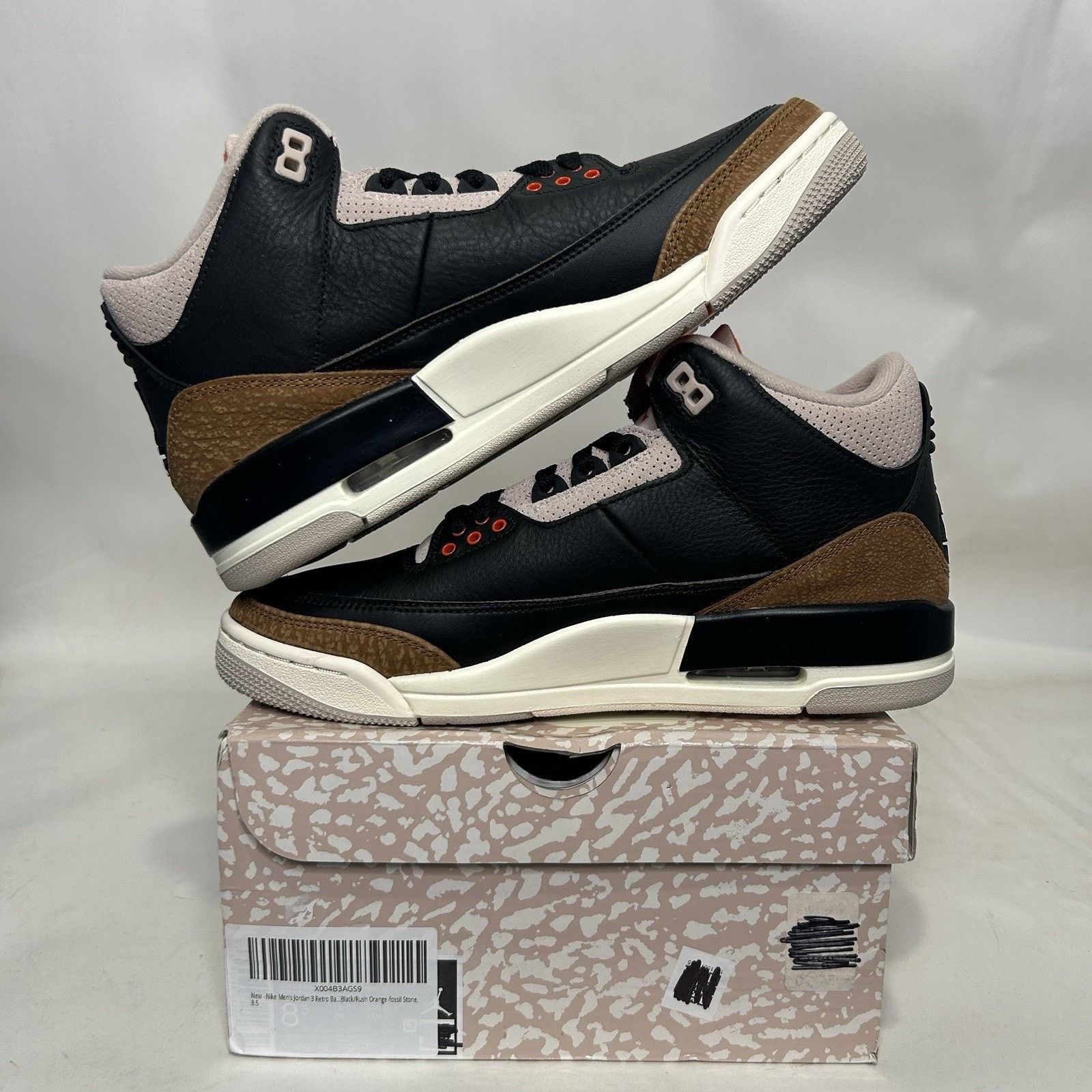 Jordan Brand Nike Air Jordan 3 Retro OG “Desert Elephant” 2022 Size US 8.5 / EU 41-42 - 3 Thumbnail