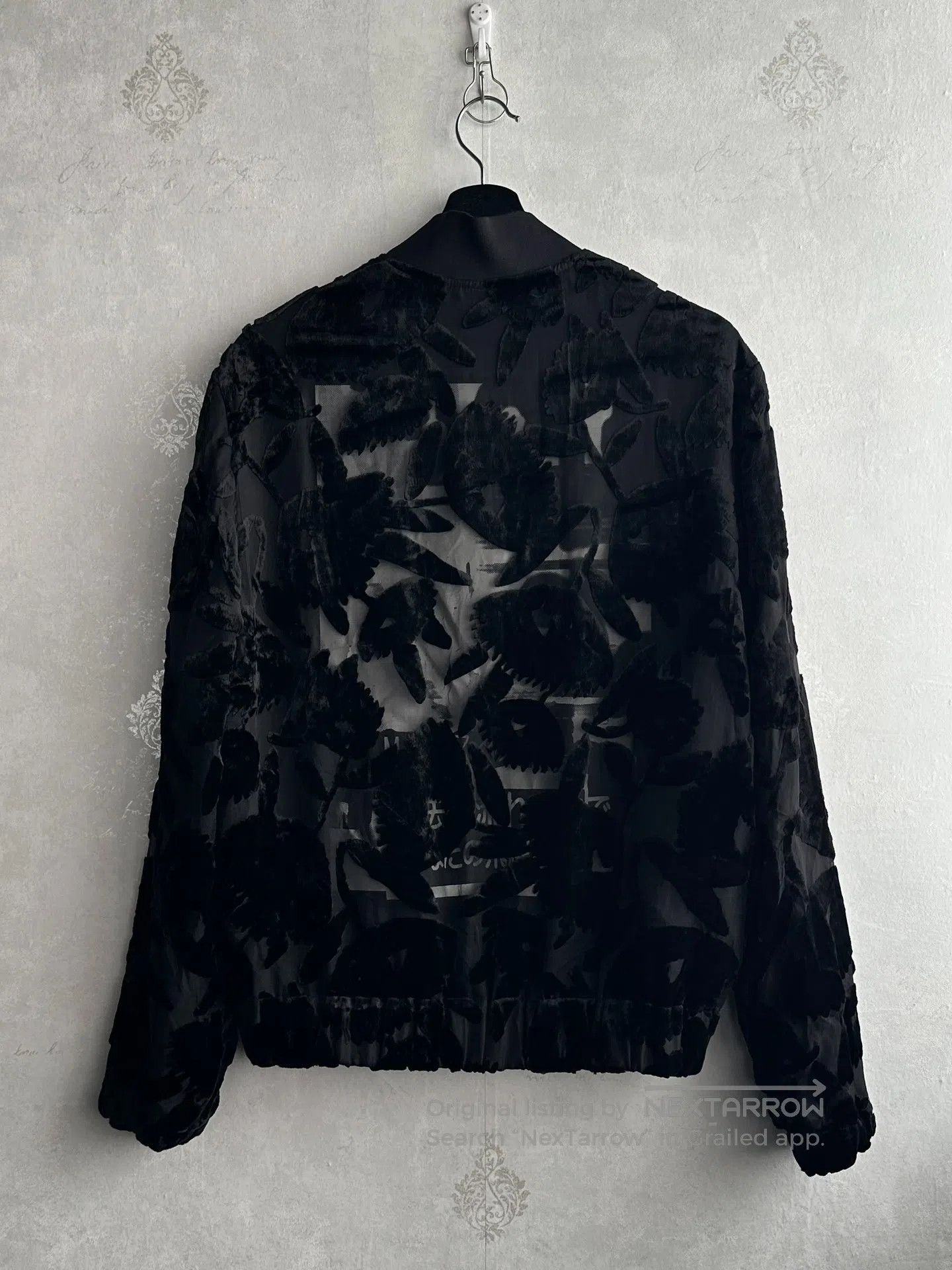 McQ Alexander McQueen MCQ ALEXANDER MCQUEEN Silk floral print velvet jacket| Size US S / EU 44-46 / 1 - 3 Thumbnail