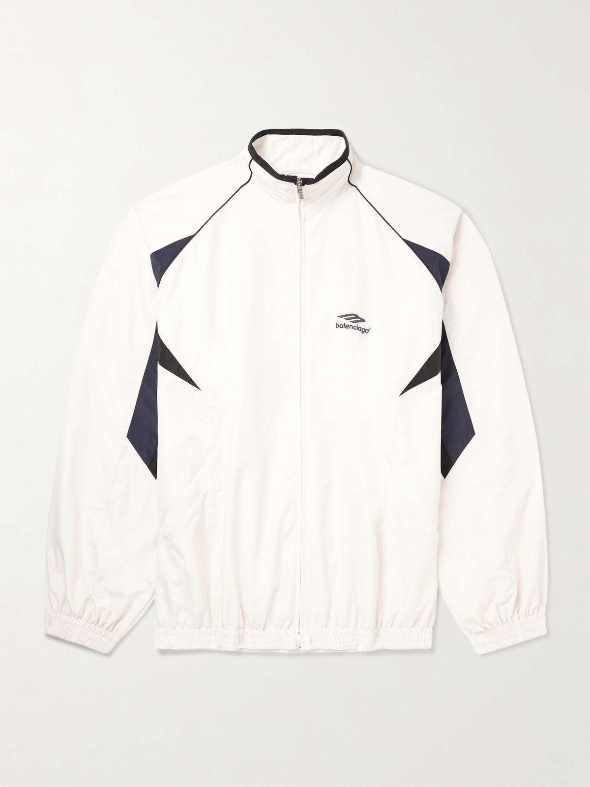 Balenciaga Balenciaga Oversized Embroidered Panelled Shell Track Jacket Size US M / EU 48-50 / 2 - 1 Thumbnail
