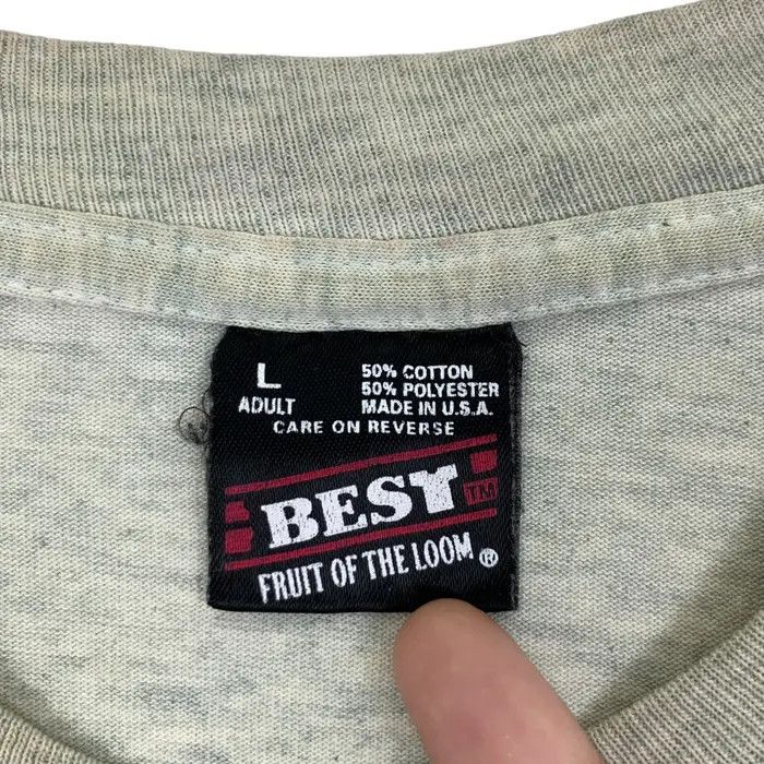 Fruit Of The Loom Vintage 1995 NEW YORK EMPIRE STATE Comic Tee Shirt Size US L / EU 52-54 / 3 - 6 Thumbnail