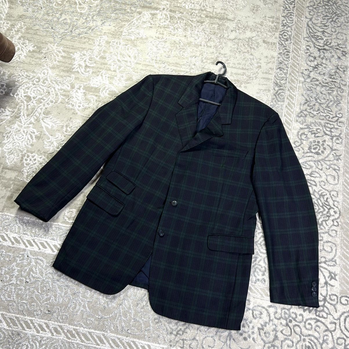 Burberry Vintage Burberrys Tartan Plaid Nova Check Wool Blazer Size US L / EU 52-54 / 3 - 1 Thumbnail