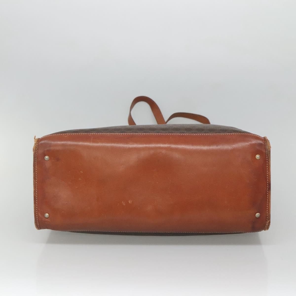 Celine CELINE Macadam Canvas Shoulder Bag Pvc Leather Brown Gold Size ONE SIZE - 9 Thumbnail