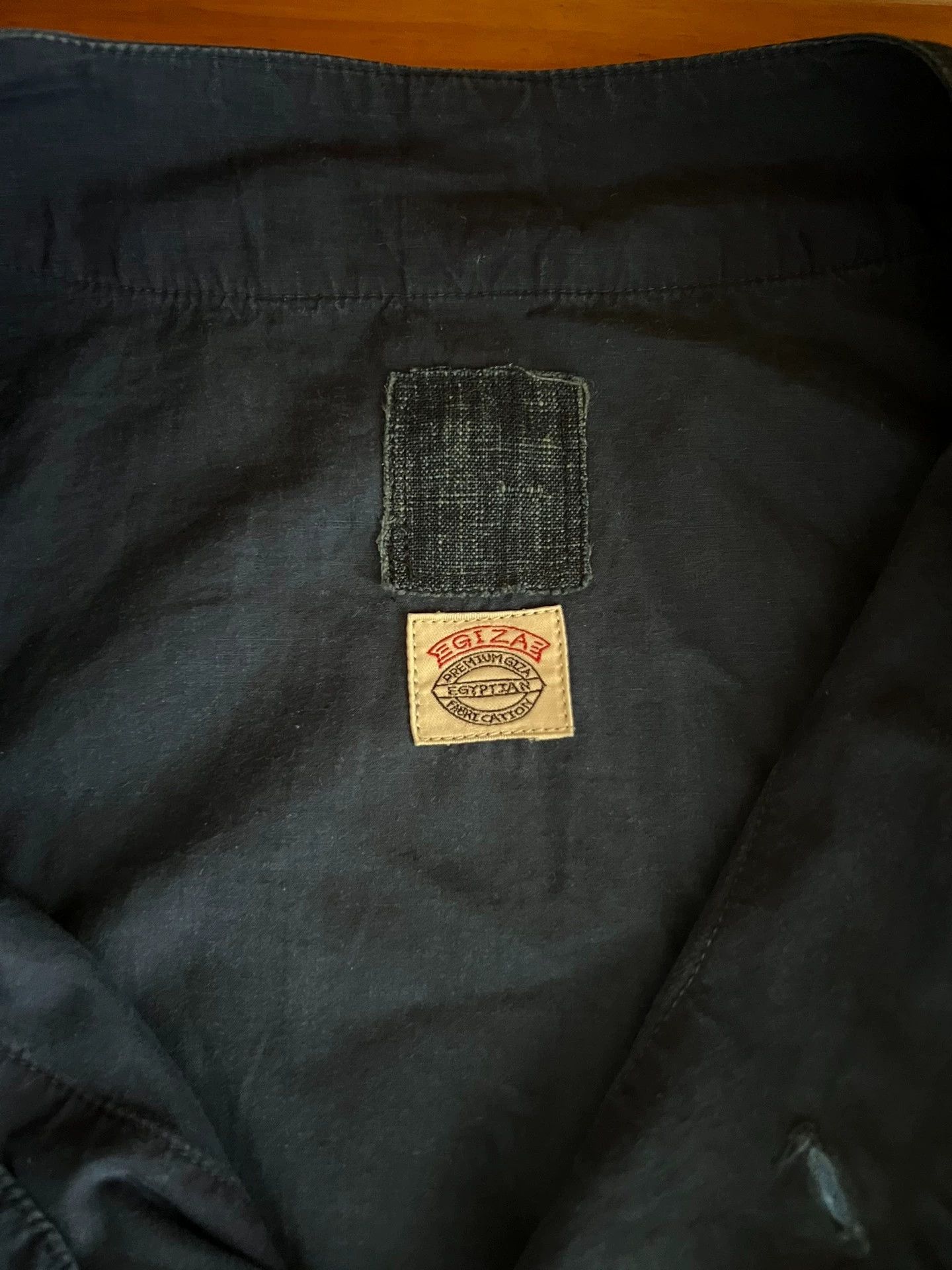 Visvim VISVIM ICT Free Edge Collarless Indigo JPN 2018 CottonLinen Size US L / EU 52-54 / 3 - 8 Thumbnail