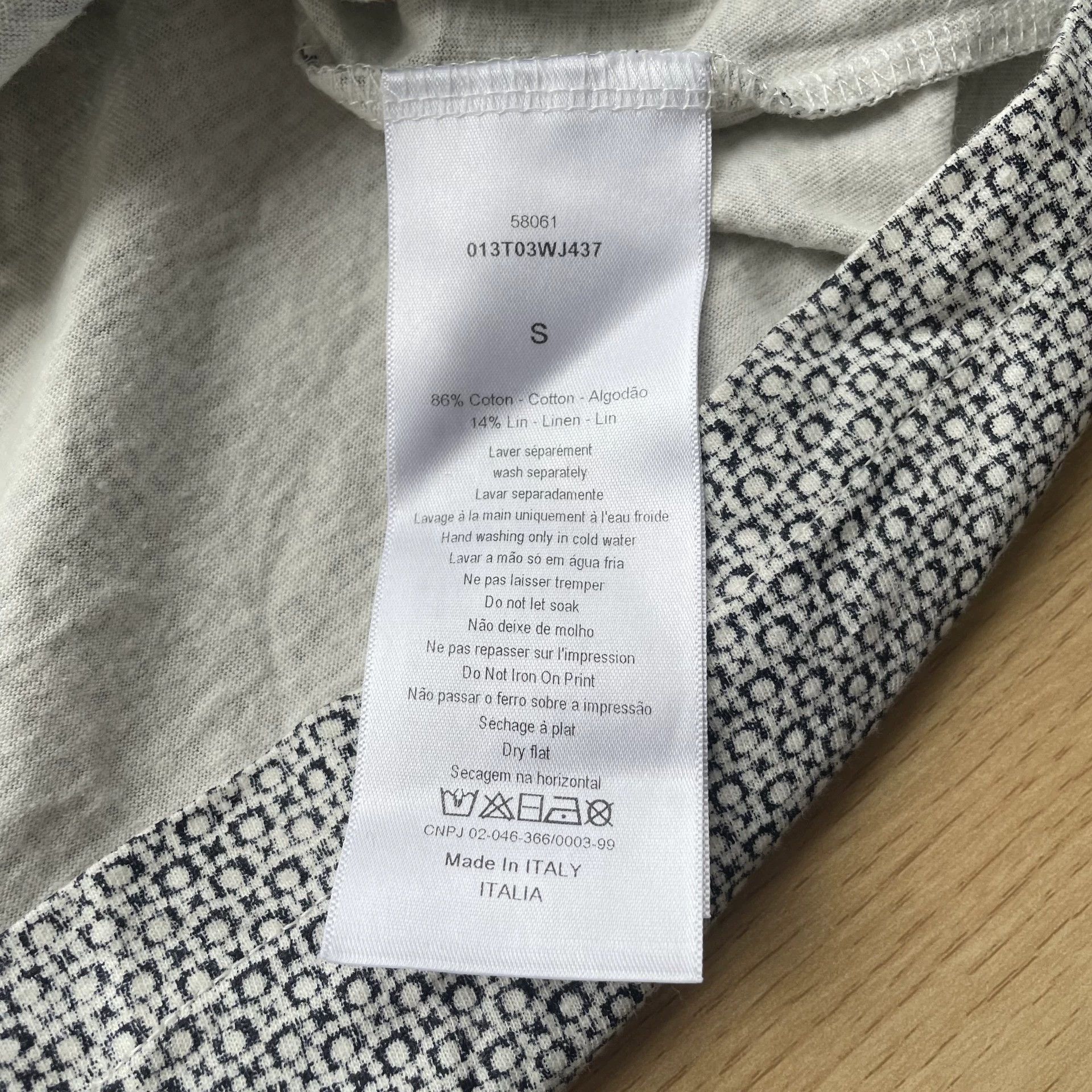 Dior Dior Women’s Gray Constellation Print Logo Short Sleeve S Size S / US 4 / IT 40 - 6 Thumbnail