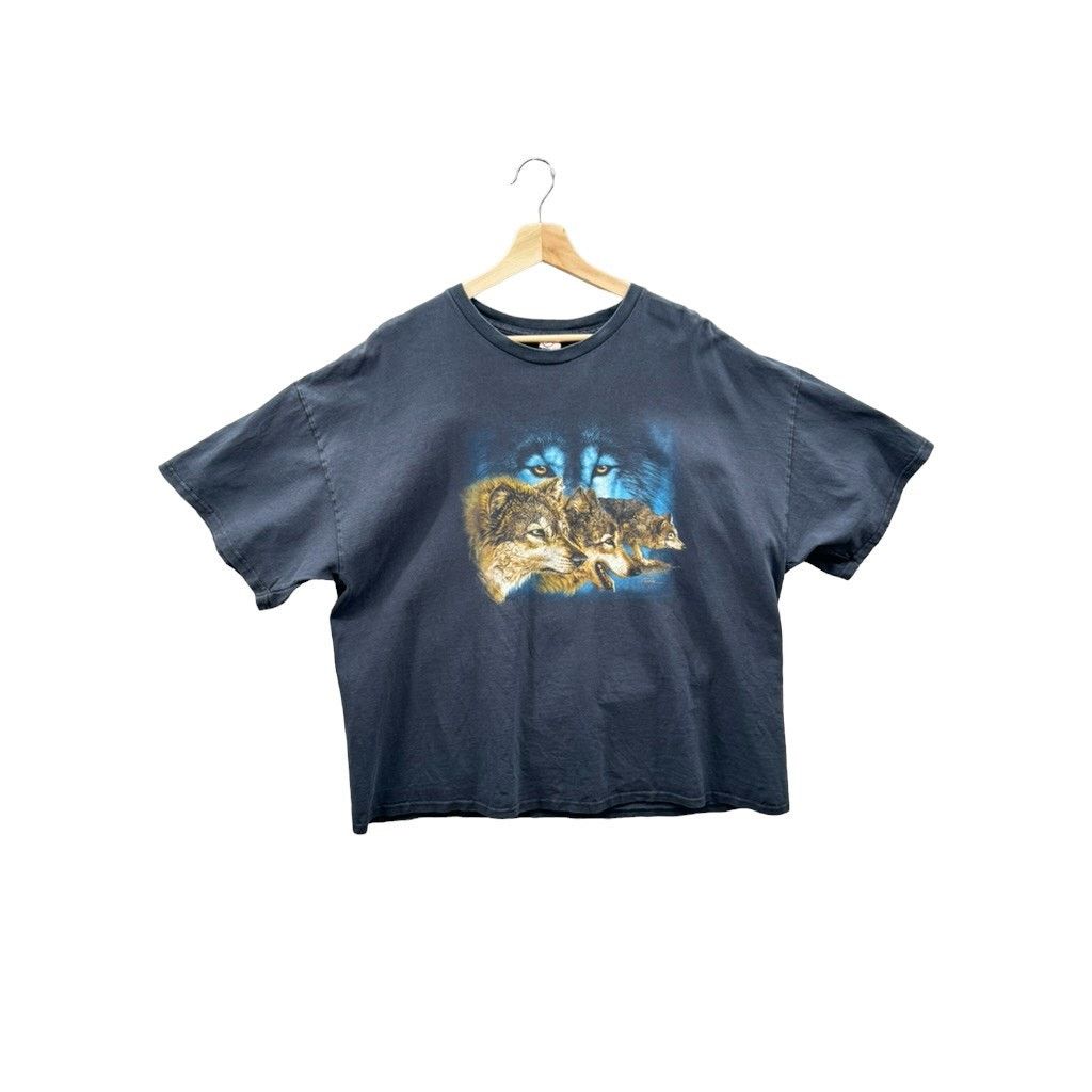 Delta × Vintage 2008 Wolf Pack Nature Animal Graphic Tee Size US XXL / EU 58 / 5 - 1 Thumbnail