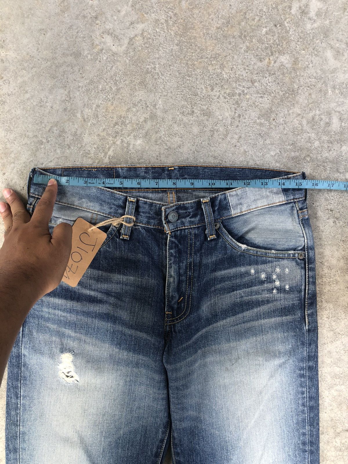 Le Grande Bleu (L.G.B.) Y2k Levis 517 Flared Jeans Distressed Jeans Size US 30 / EU 46 - 22 Thumbnail