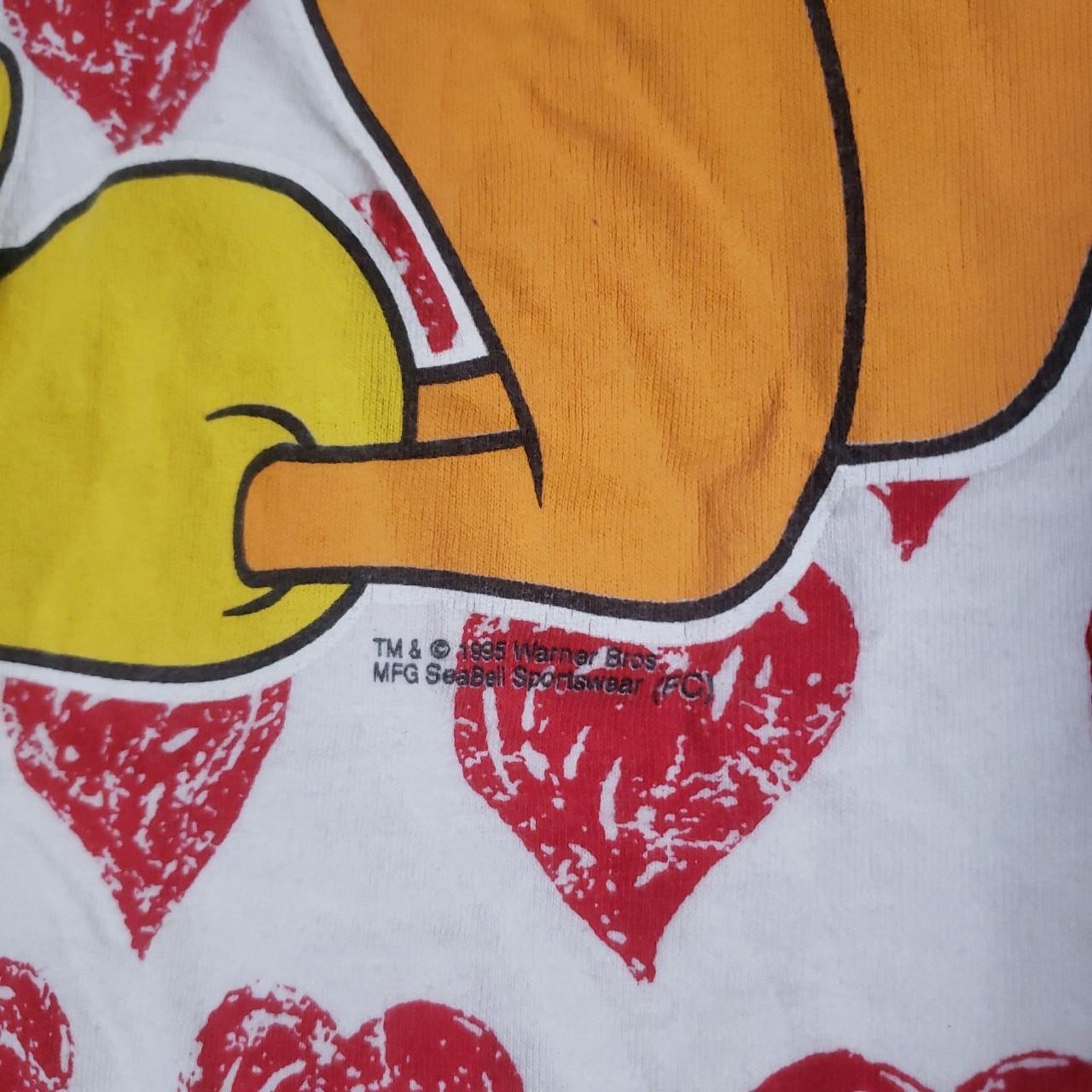 Vintage Vintage 90s Tweety Bird screen printed tee Womens 2XL Size XXL / US 16-18 / IT 52-54 - 4 Thumbnail