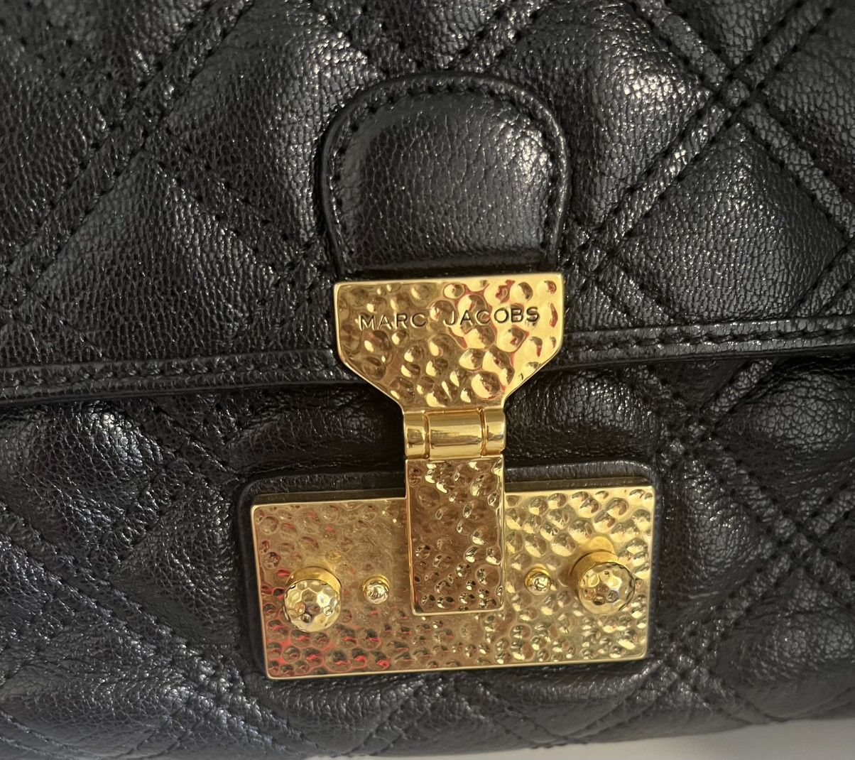 Marc Jacobs Marc Jacobs Quilted Leather Shoulder/crossbody Bag /Black Size ONE SIZE - 8 Thumbnail