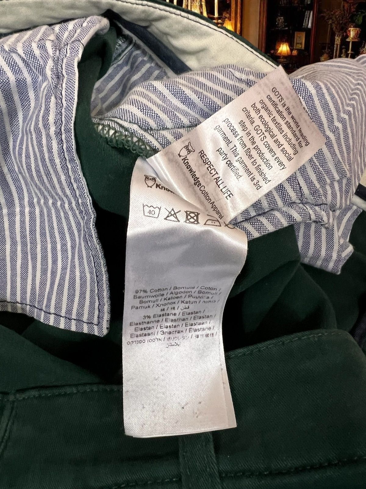 KnowledgeCotton Apparel Knowledge Cotton Apparel chino pants size W34 L30 Size US 34 / EU 50 - 7 Thumbnail