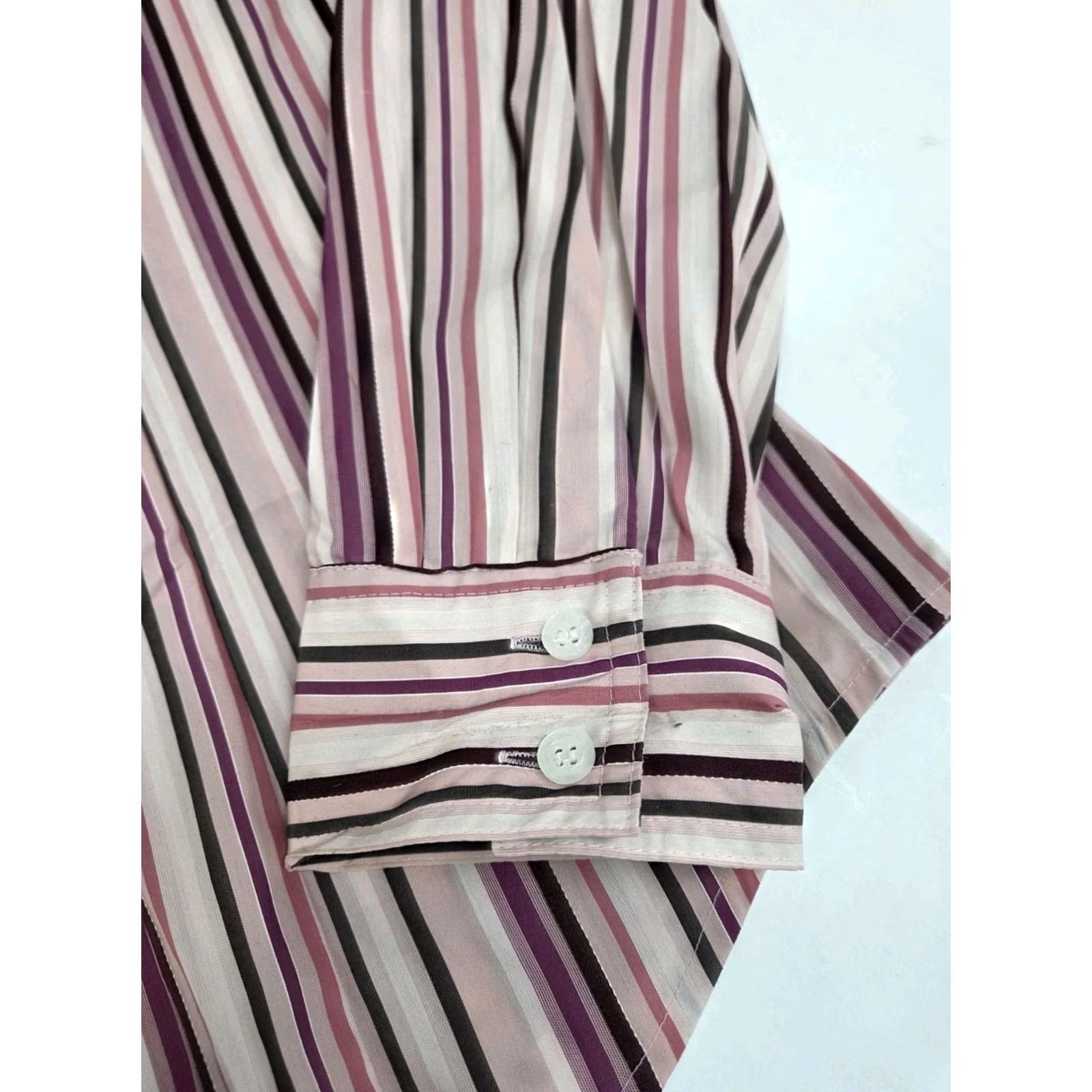 Liz Claiborne VINTAGE Crazy Horse Liz Claiborne XL Button Up Shirt Long Sleeve White Pink Red Floral Size XL / US 12-14 / IT 48-50 - 6 Thumbnail