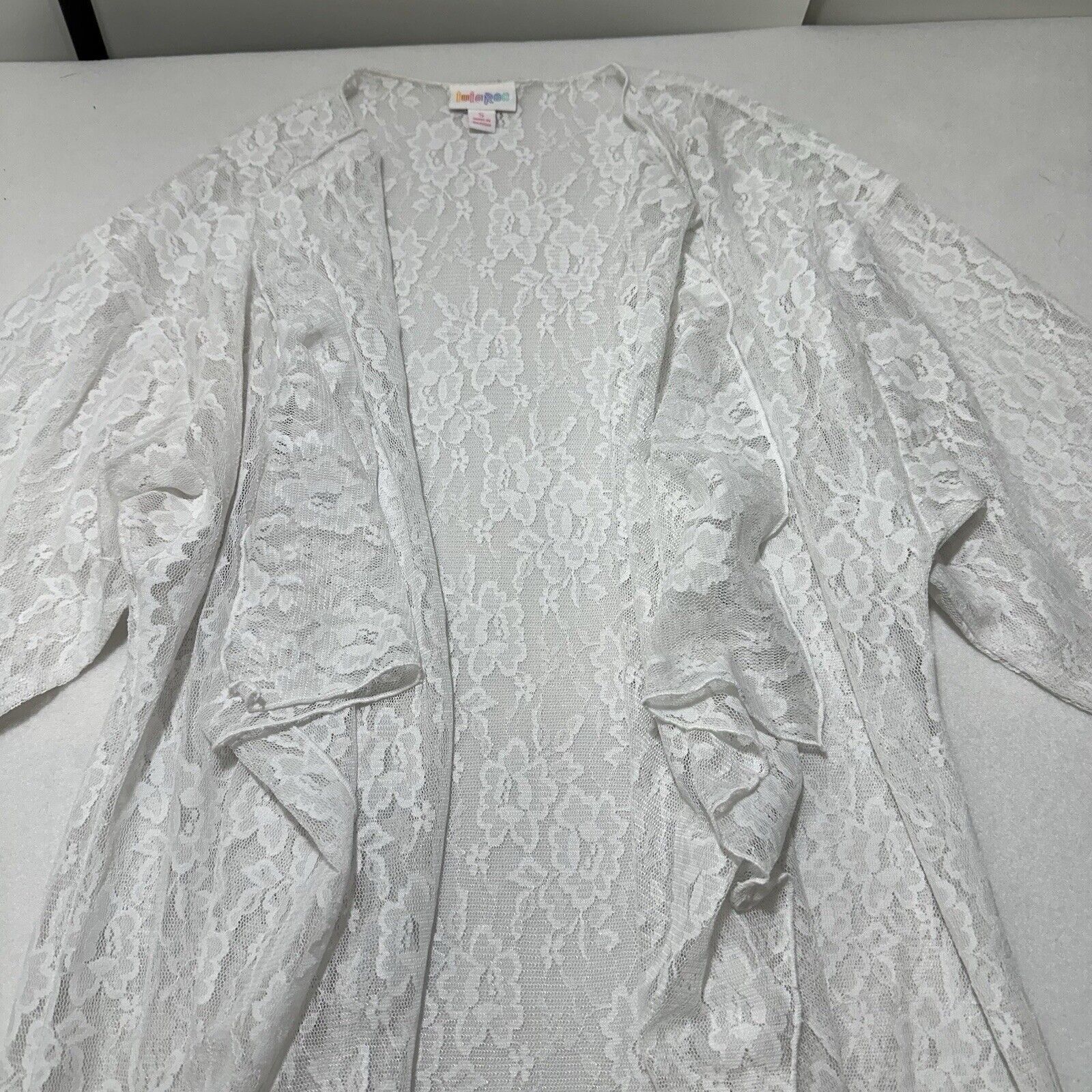 Other LuLaRoe Shirley Small Lace Floral Duster Cardigan Kimono Size S / US 4 / IT 40 - 2 Thumbnail