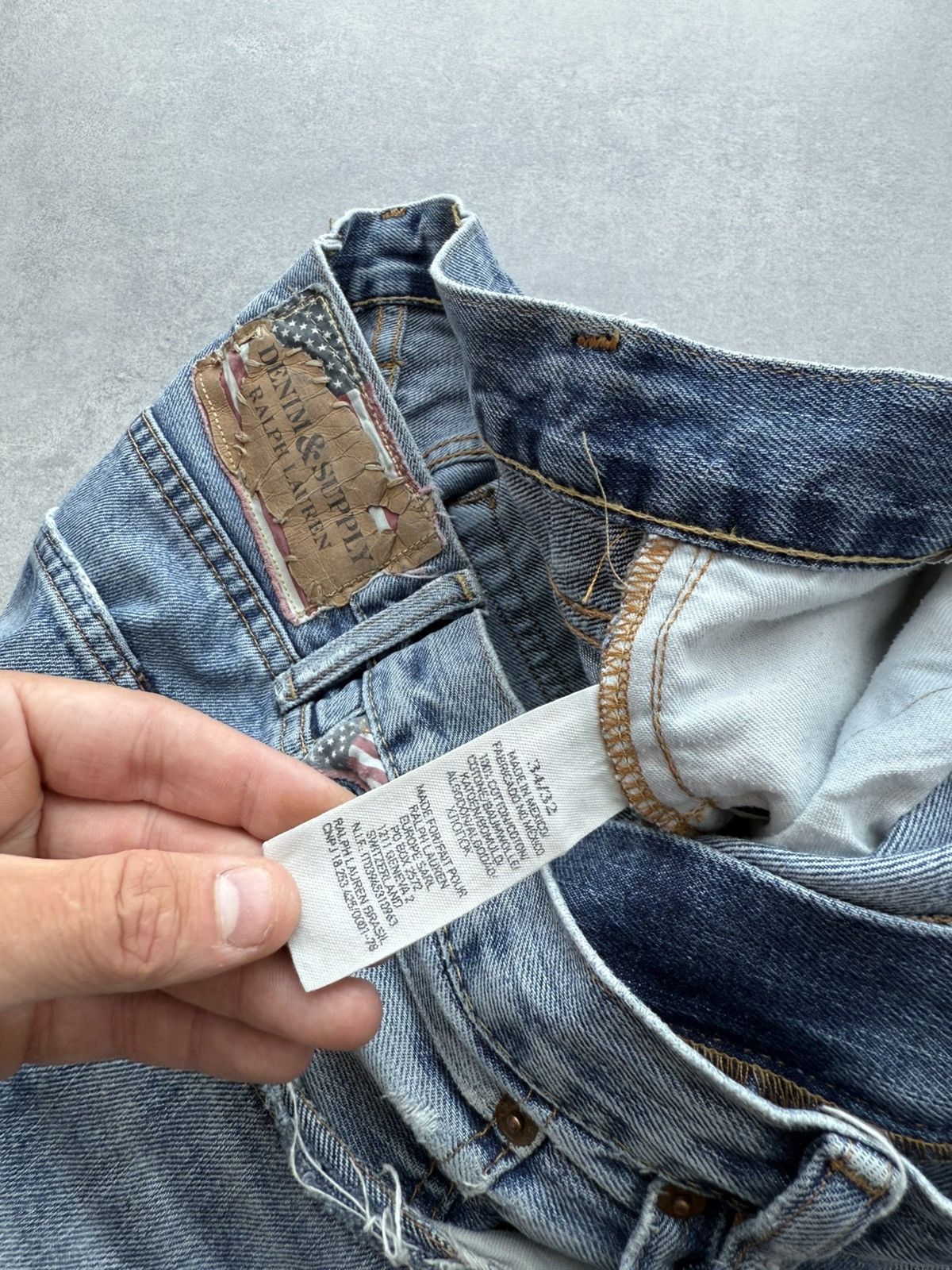 If Six Was Nine Vintage Ralph lauren denim and supply baggy hype jeans y2k Size US 34 / EU 50 - 9 Thumbnail