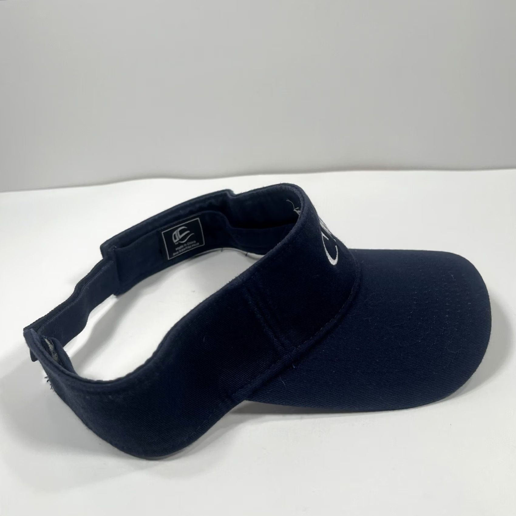 Vintage Outdoor Cap OC Visor Adult Navy Blue Hat Adjustable CMS Embroidered Size ONE SIZE - 6 Thumbnail